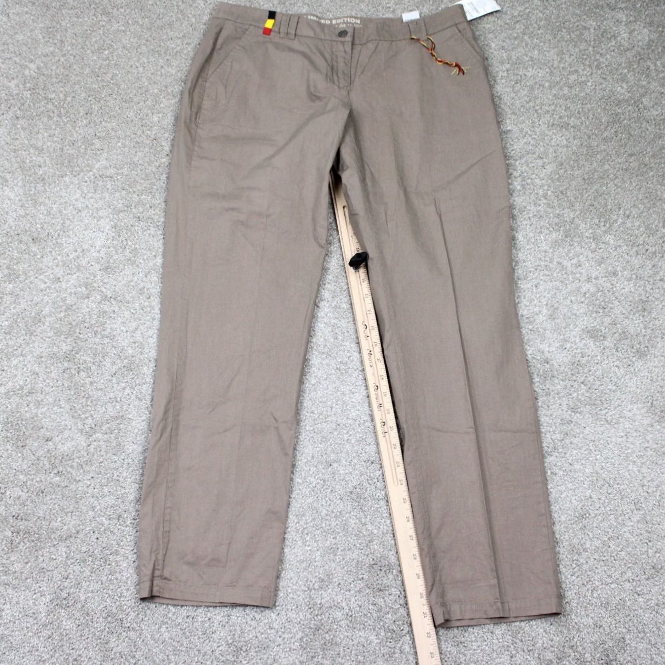 Vintage JBC Pants Beige Mens 34x32 Stijn Helsen Belgium Olympic Team Limited Edition NWT Size US 34 / EU 50 - 3 Thumbnail