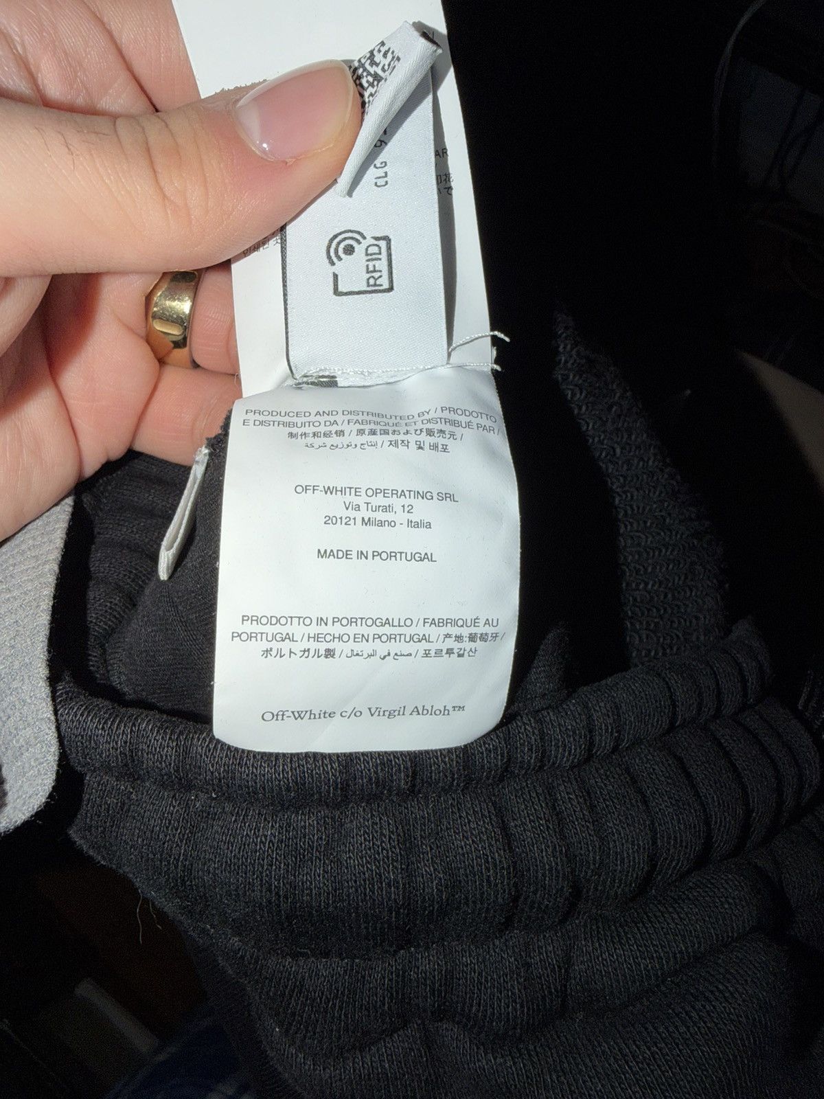 Off-White Off White Windy Arrow Sweatpants Black Size US 32 / EU 48 - 6 Thumbnail