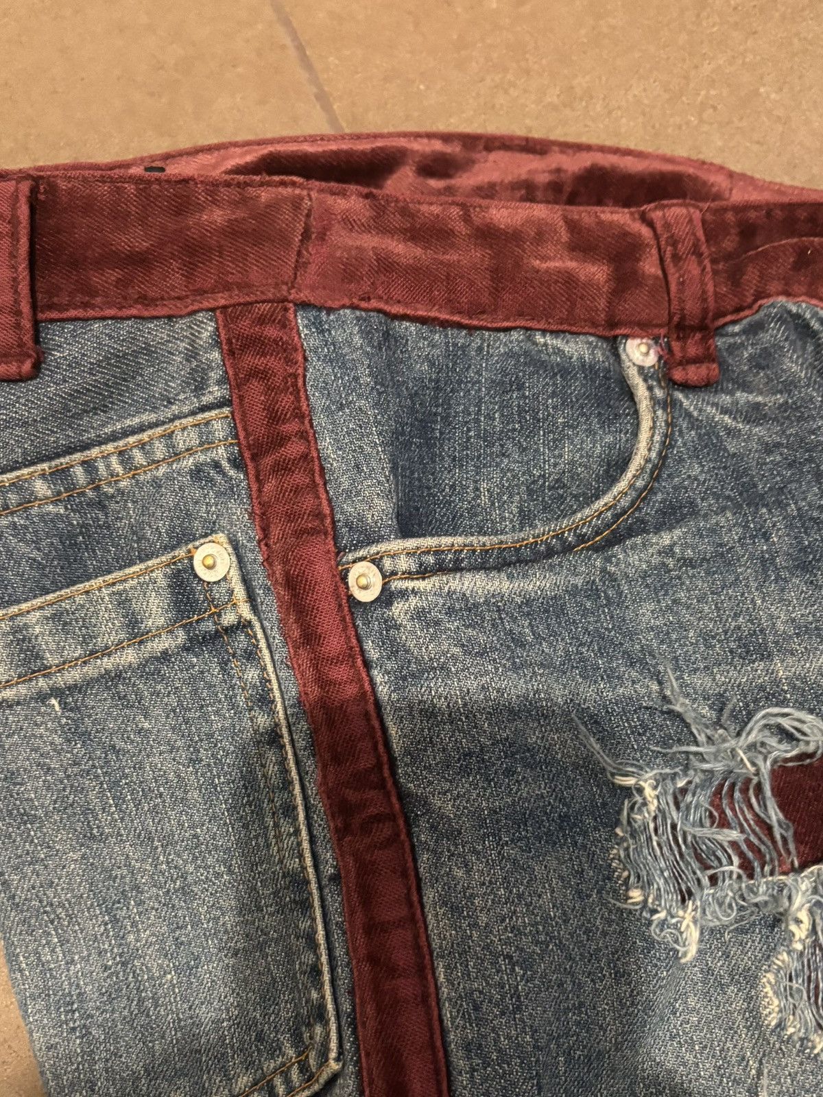 Undercover Undercover aw02 witches cell division crash denim Size US 29 - 8 Thumbnail