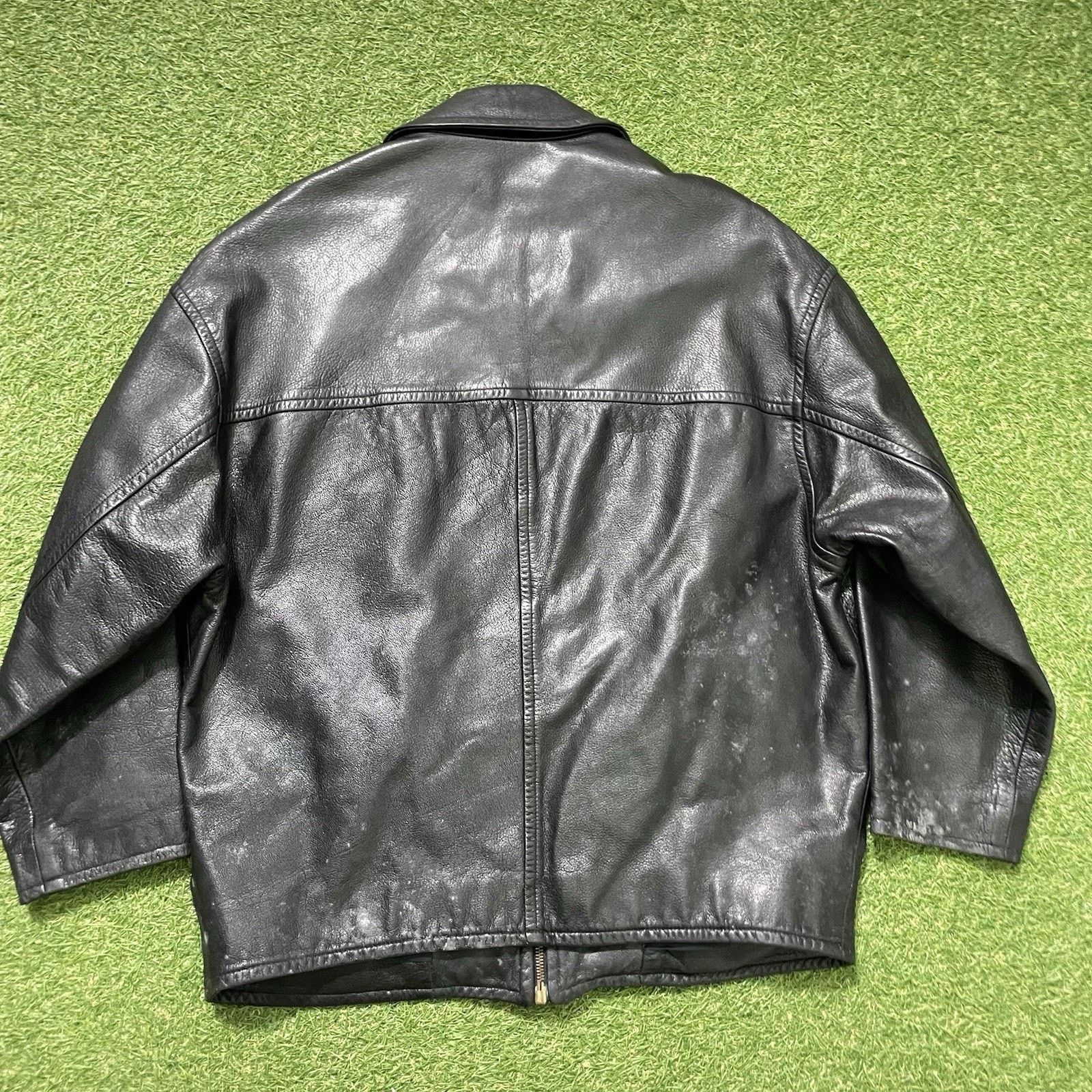 Donna Karan Biker Jacket S Black Soft Full Leather Moto, Women's — image 2 of 6