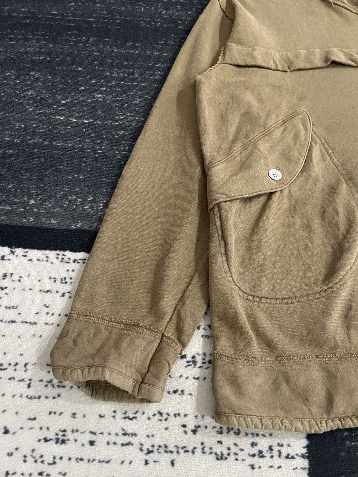Vintage Vintage RNA Inc Military Style Drawstring Jumper Sweatshirt Size US XL / EU 56 / 4 - 10 Thumbnail