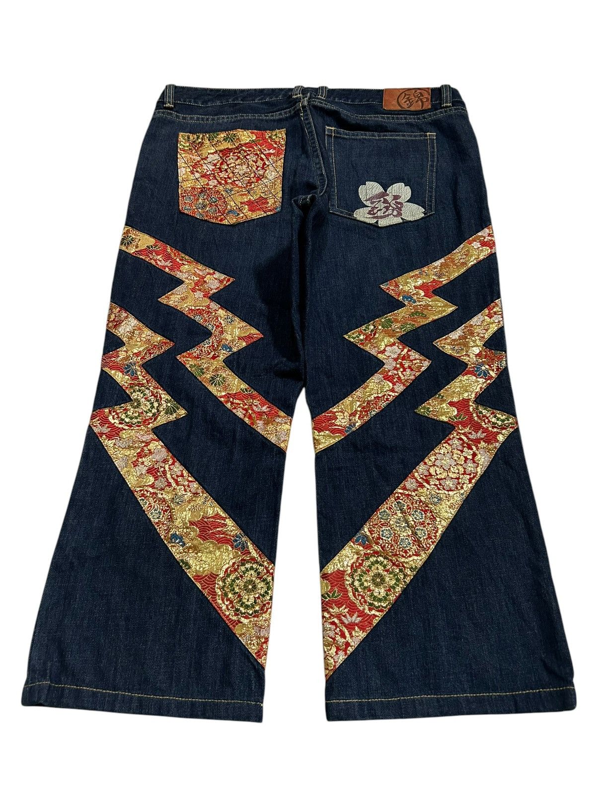 Japanese Brand × Kapital × Vintage RARE NISHIKI Oriental Brand Japanese Denim 🎌☠️☠️ Size US 40 / EU 56 - 3 Thumbnail