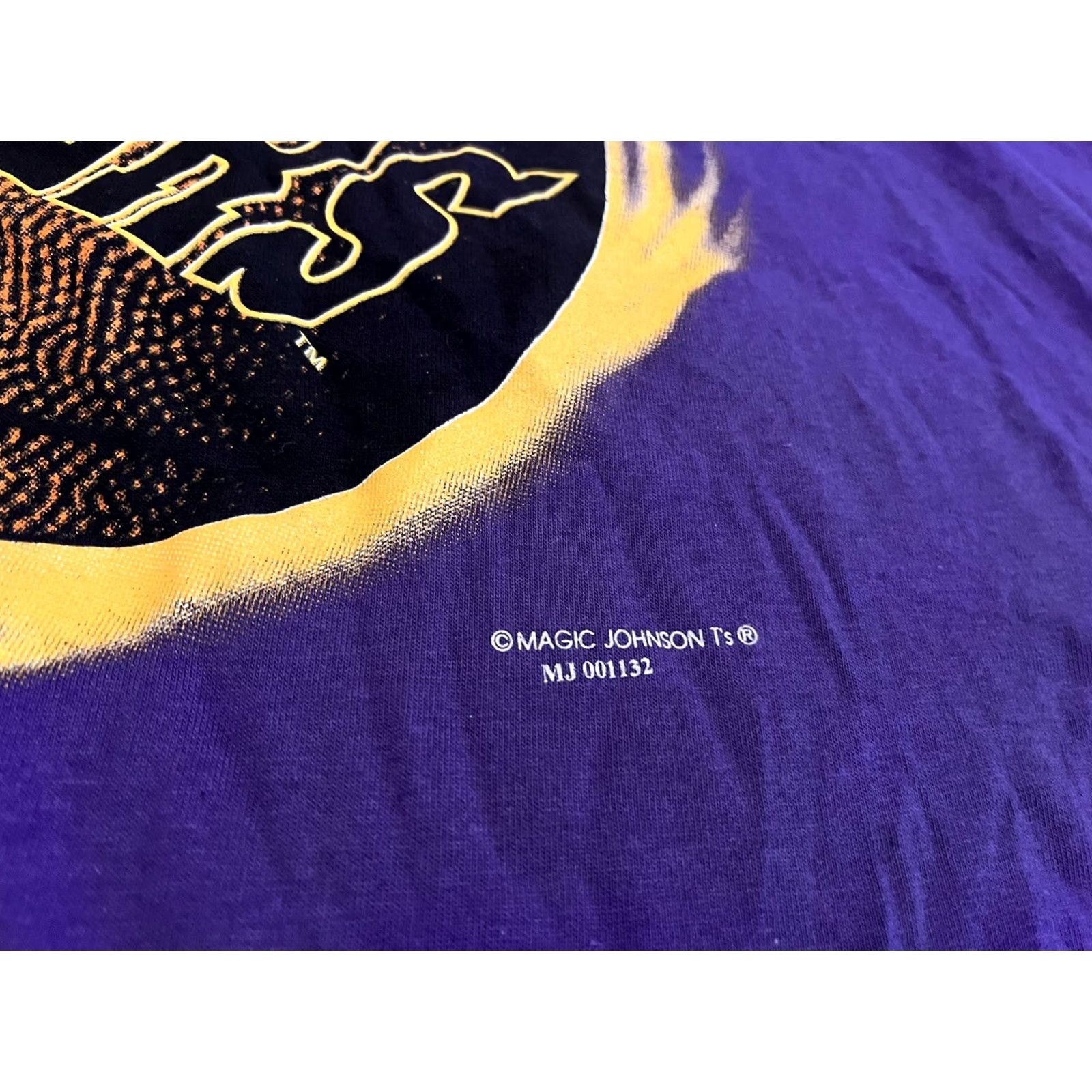 Vintage VINTAGE Magic Johnson T's Purple Shirt Mens XL Los Angeles Lakers T-Shirt USA Made Size US XL / EU 56 / 4 - 2 Thumbnail
