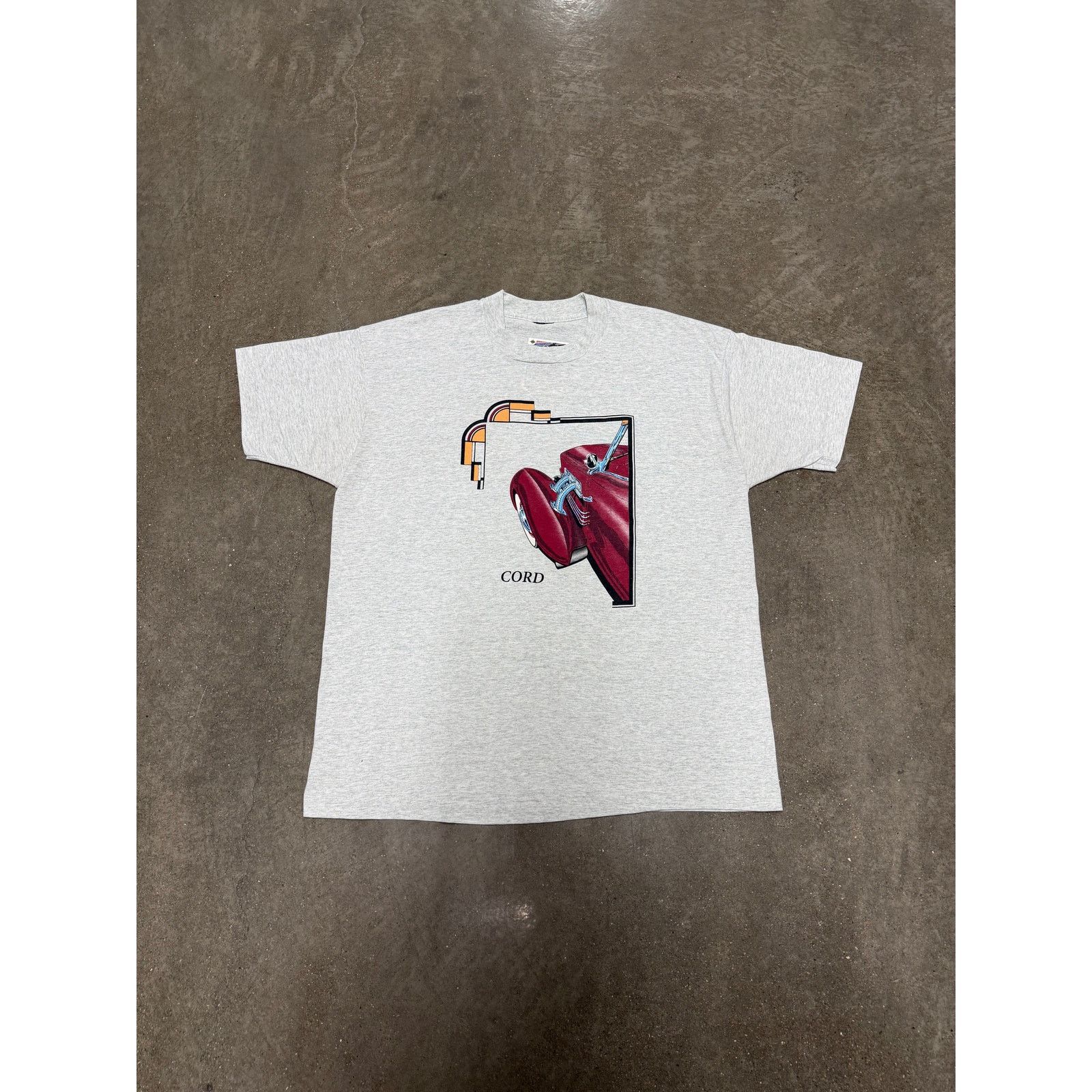 Vintage Vintage 1980s Auburn Cord Duesenberg Car Museum T-Shirt Size US XL / EU 56 / 4 - 1 Thumbnail