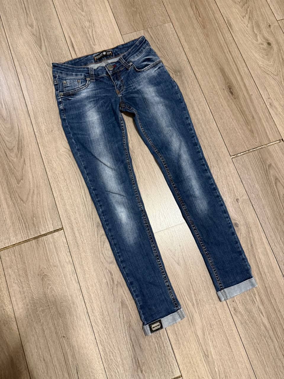 Philipp Plein philipp plein jeans women size 25 avant-garde blue Size 25" / US 0 / IT 36 - 2 Thumbnail
