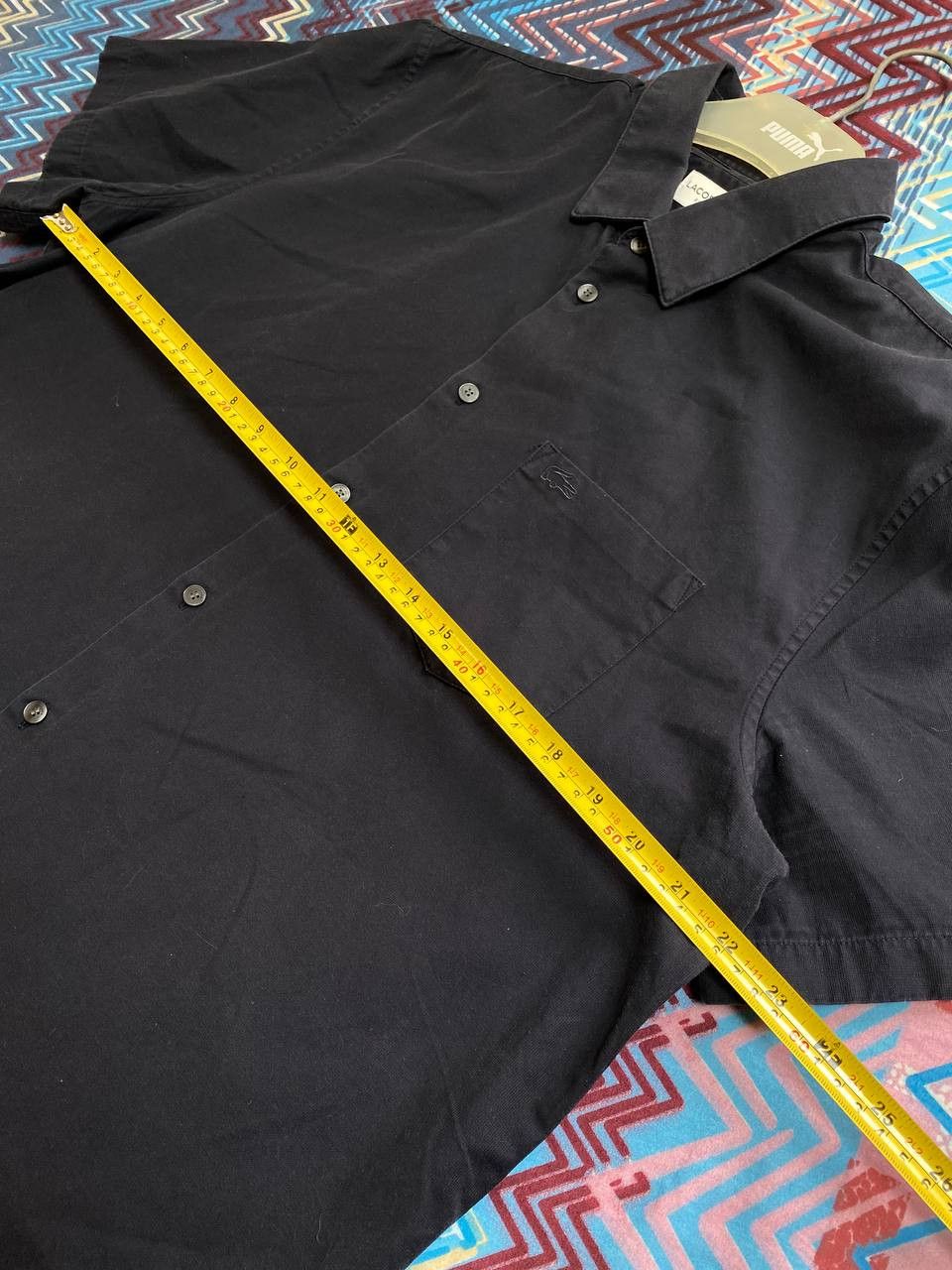 Lacoste Vintage Y2K Lacoste black shirt logo streetwear Size US S / EU 44-46 / 1 - 9 Thumbnail