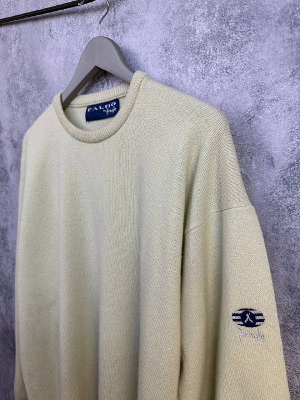 Pringle Of Scotland Faldo by Pringle of Scotland Crew Wool Sweater Lemon Jumper Size US XXL / EU 58 / 5 - 5 Thumbnail