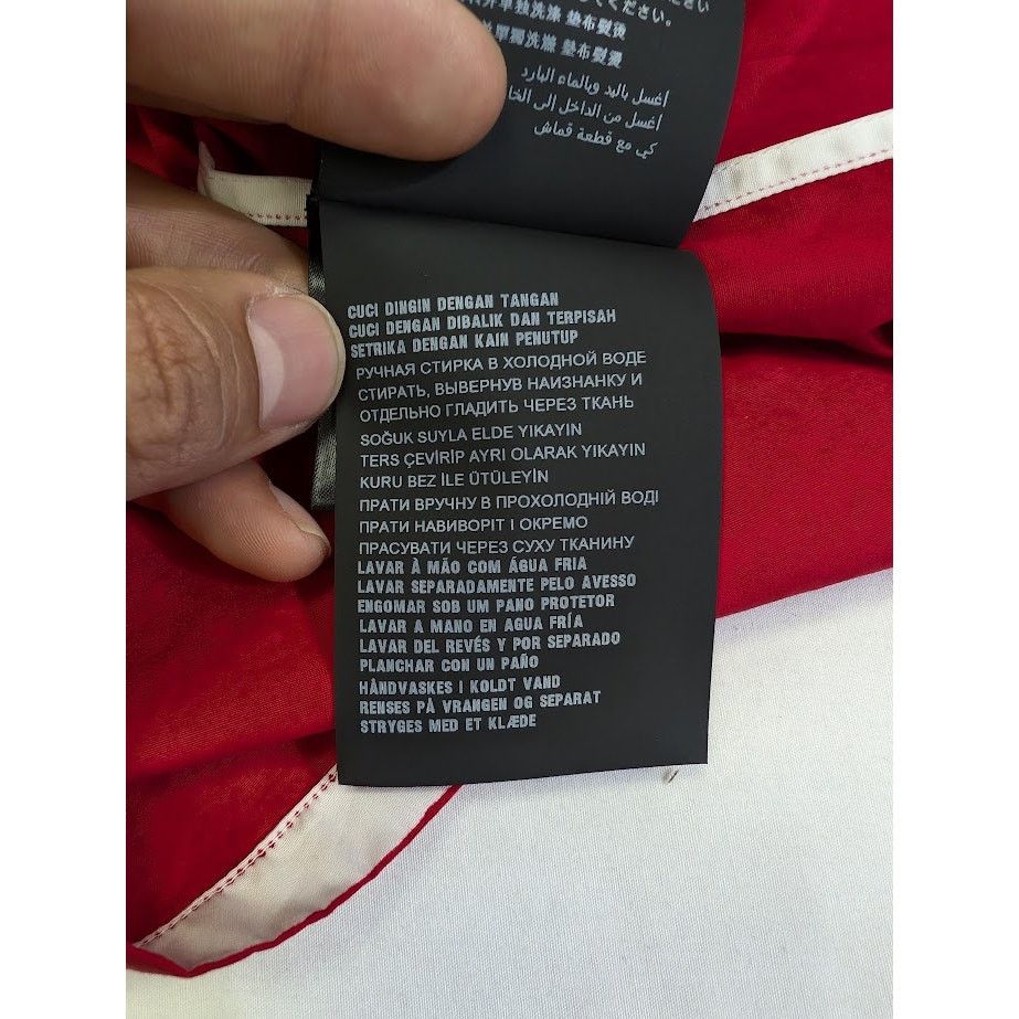 Prada o1rshd1 Popeline Shirt in Rosso Size US S / EU 44-46 / 1 - 18 Thumbnail