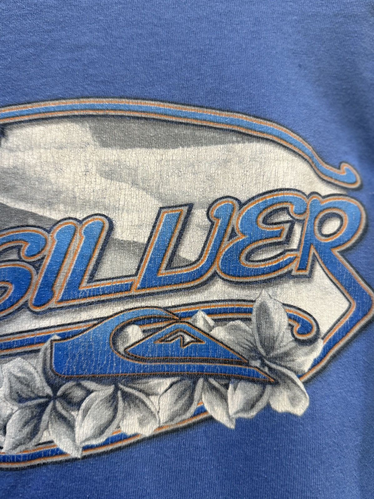 Quiksilver Vintage 90s Quiksilver Boardriding Company Surf Faded Tee Size US L / EU 52-54 / 3 - 4 Thumbnail