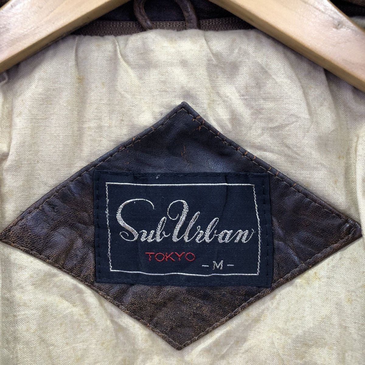 Japanese Brand Vintage Sub Urban Tokyo Sheepskin Leather Jacket Size US M / EU 48-50 / 2 - 20 Thumbnail