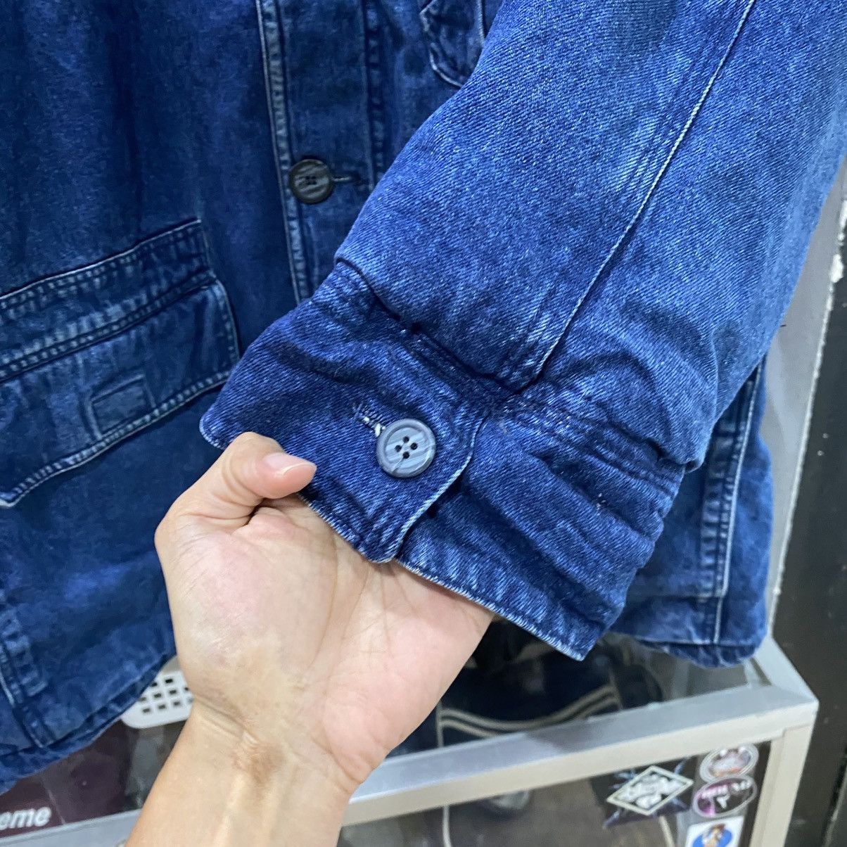 Vintage Vintage Crampe denim chore jacket LIKE NEW‼️ Size US XL / EU 56 / 4 - 11 Thumbnail