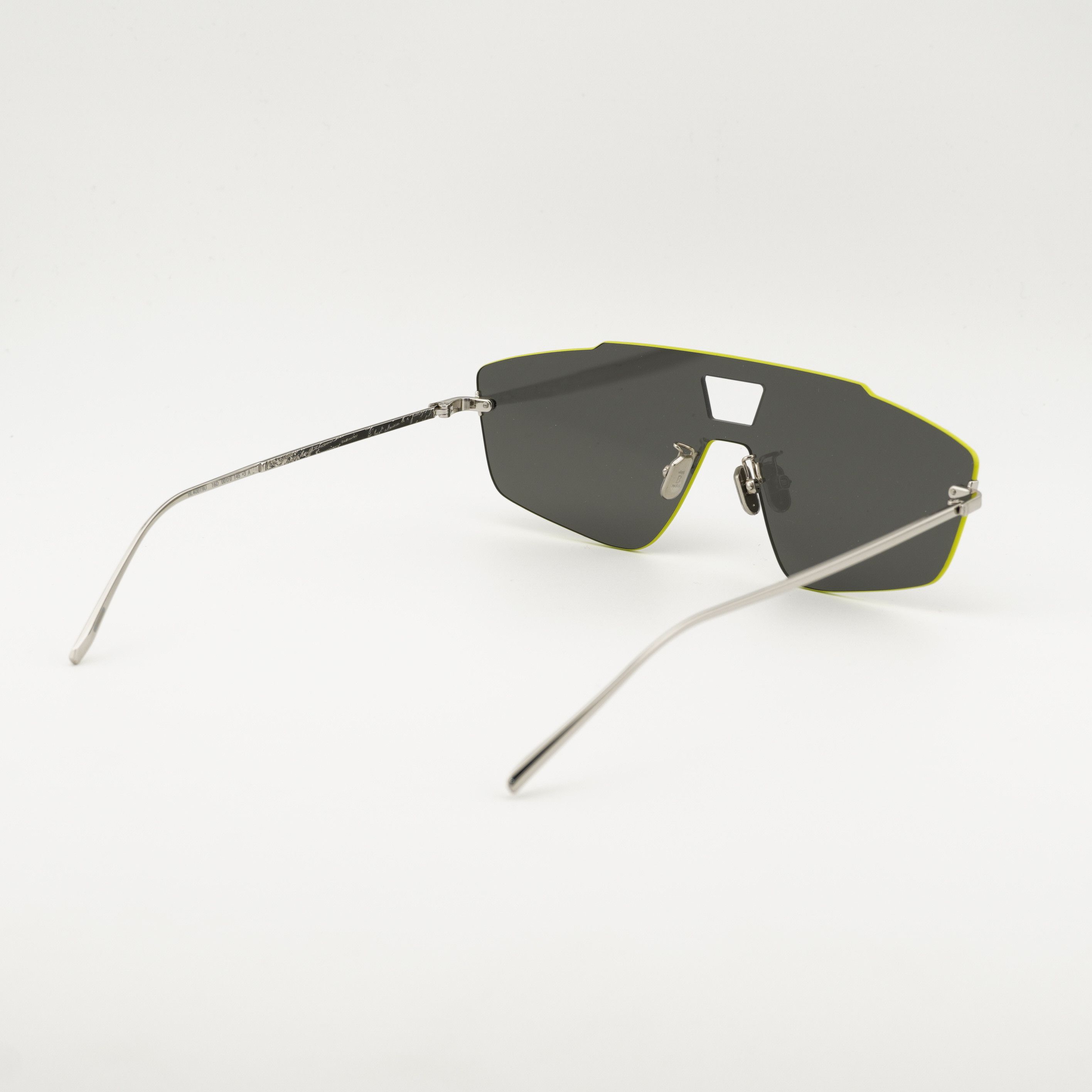 Berluti Berluti BL40019U 16D Sunglasses Palladium/Yellow Shield Fram Size ONE SIZE - 5 Thumbnail