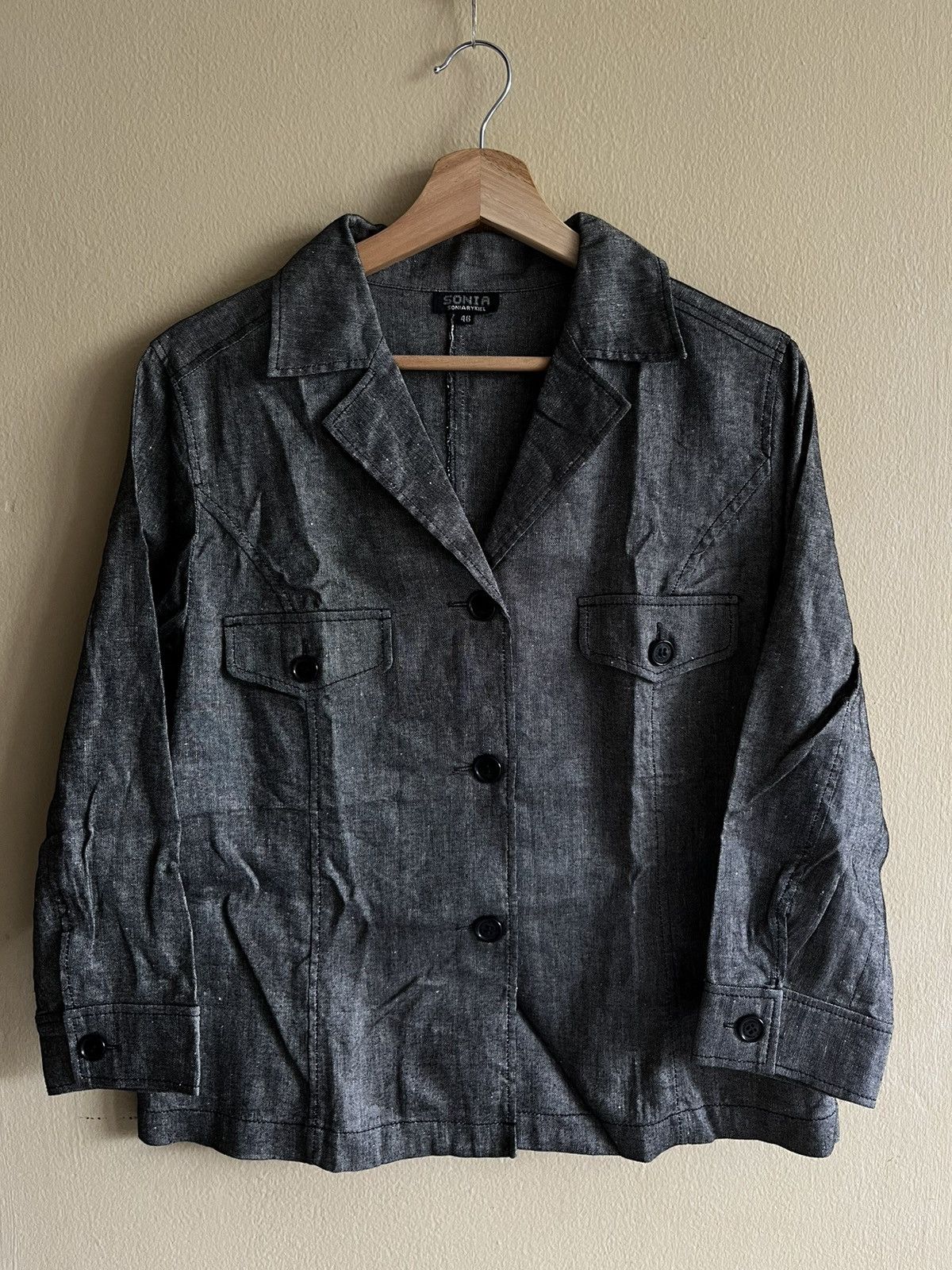Designer × Japanese Brand × Sonia Rykiel Sonia Rykiel Denim Jacket Size M / US 6-8 / IT 42-44 - 1 Thumbnail