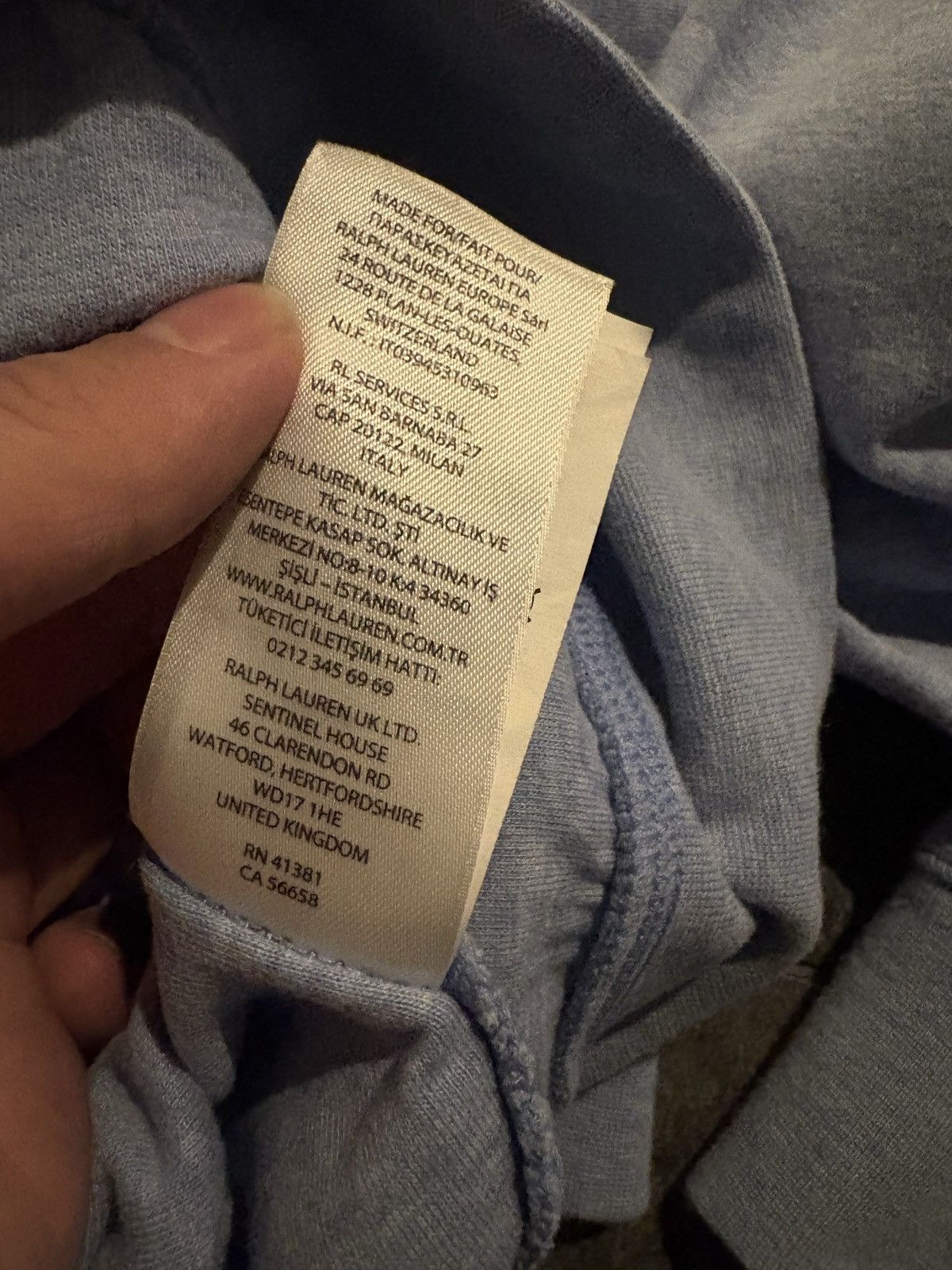 Polo Ralph Lauren Polo Ralph Lauren Quarter Zip Sweatshirt Light Blue Size US L / EU 52-54 / 3 - 5 Thumbnail