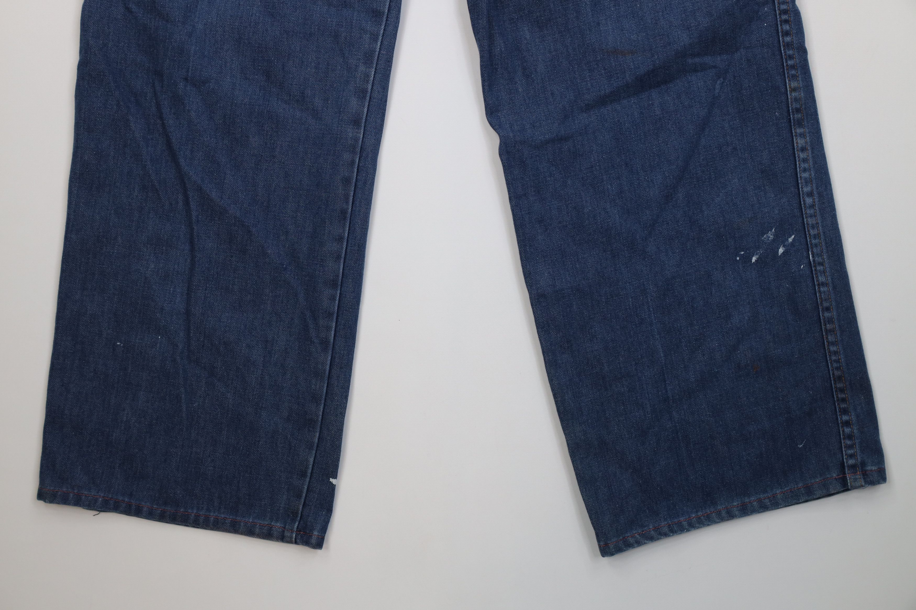 Vintage Vintage 70s Streetwear Baggy Wide Leg Denim Jeans Blue USA Size US 30 / EU 46 - 13 Thumbnail