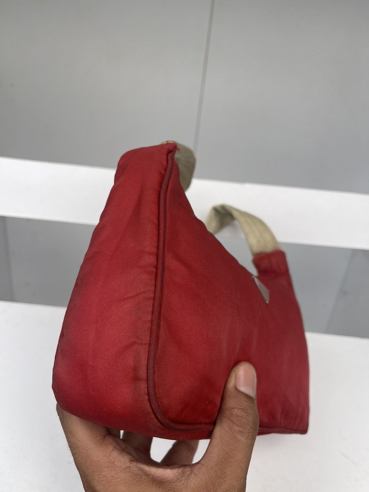 Prada VINTAGE PRADA TESSUTO SMALL HOBO BAG Size ONE SIZE - 5 Thumbnail