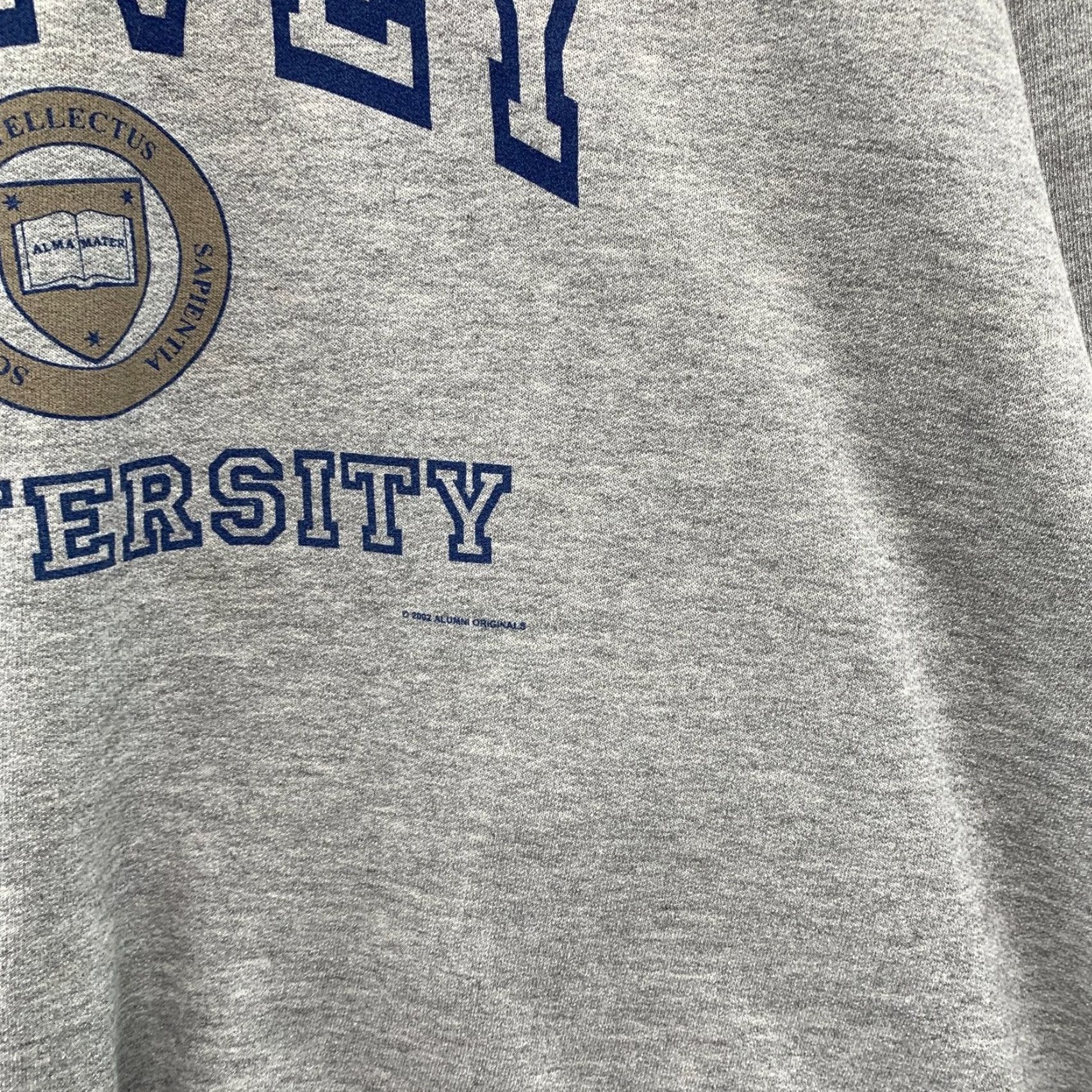 Gildan VINTAGE Harvey University Sweatshirt Mens XL Gray Fleece Crewneck Illinois Pullover Size US XL / EU 56 / 4 - 7 Thumbnail