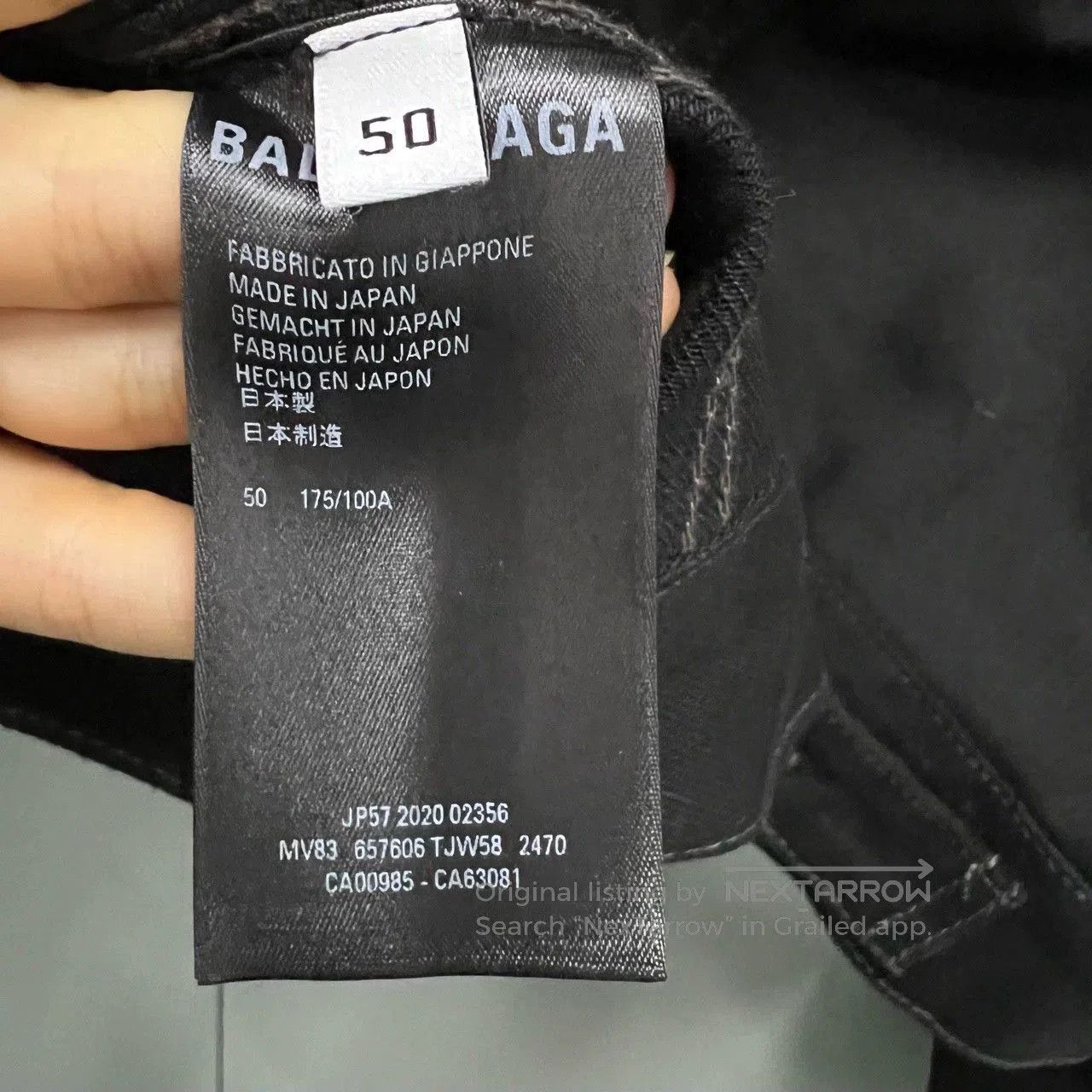 Balenciaga Balenciaga Black Denim Hooded Jacket. Size US L / EU 52-54 / 3 - 3 Thumbnail