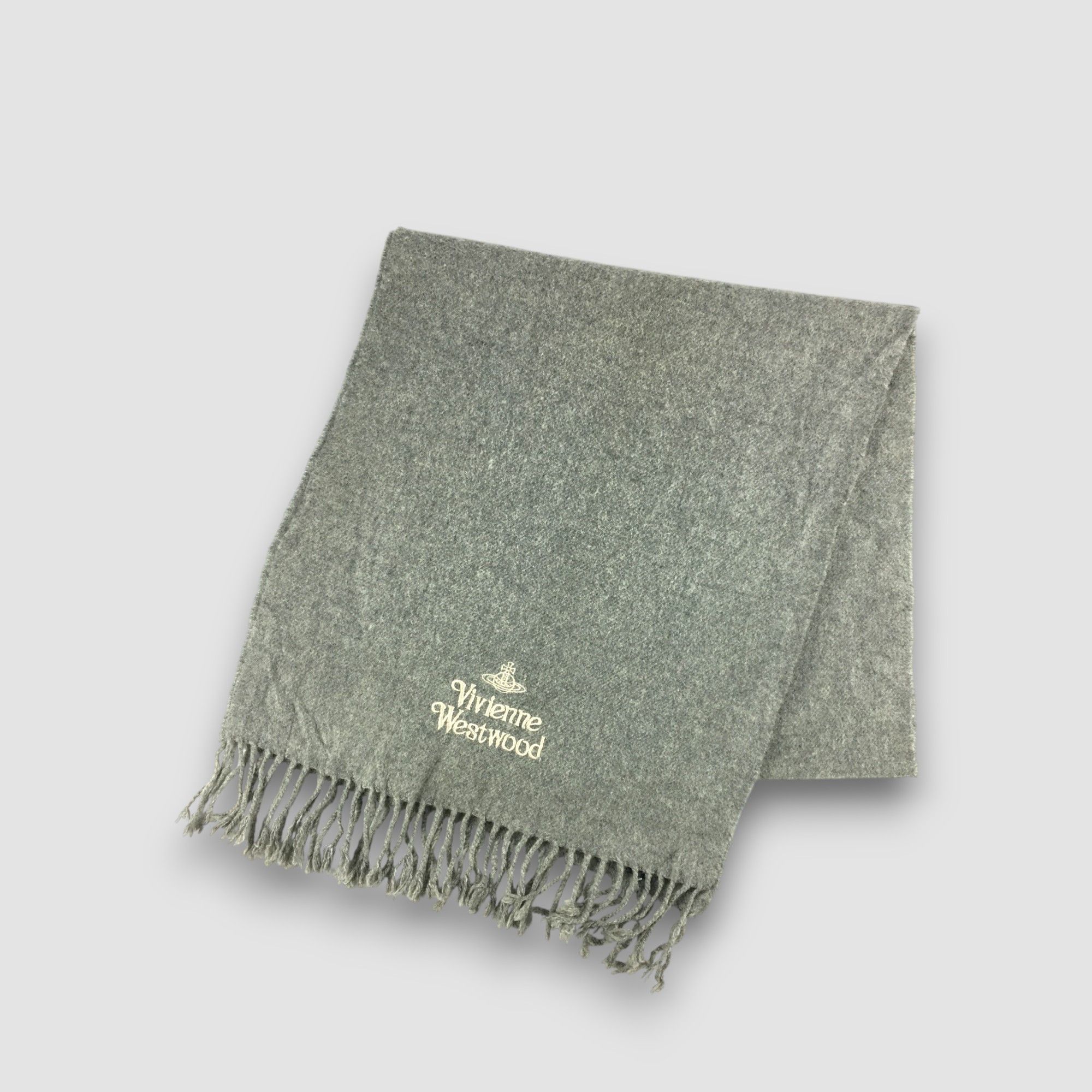 Vivienne Westwood Vintage Vivienne Westwood Orbs Scarf Muffler Wool Scarves Size ONE SIZE - 3 Thumbnail