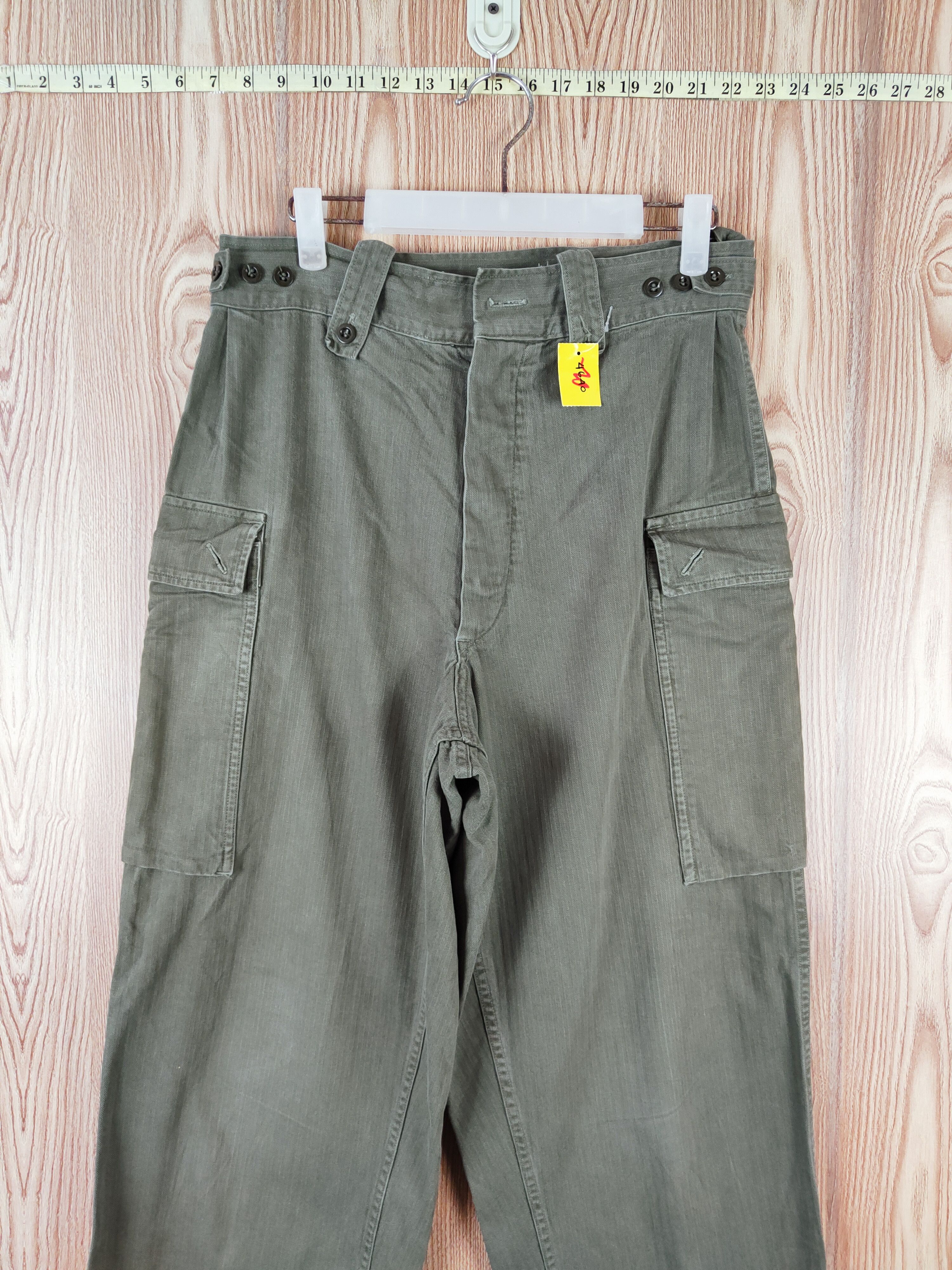 Vintage DL 80' Hv puijenbroek KL Military Tactical Cargo Pants #W395 Size US 32 / EU 48 - 2 Thumbnail