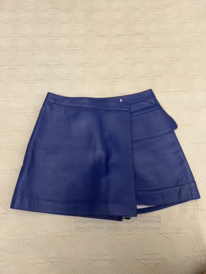 Hermes Hermes skinny pants, skirt pants, beautiful blue Size 42" / US 20 - 1 Thumbnail