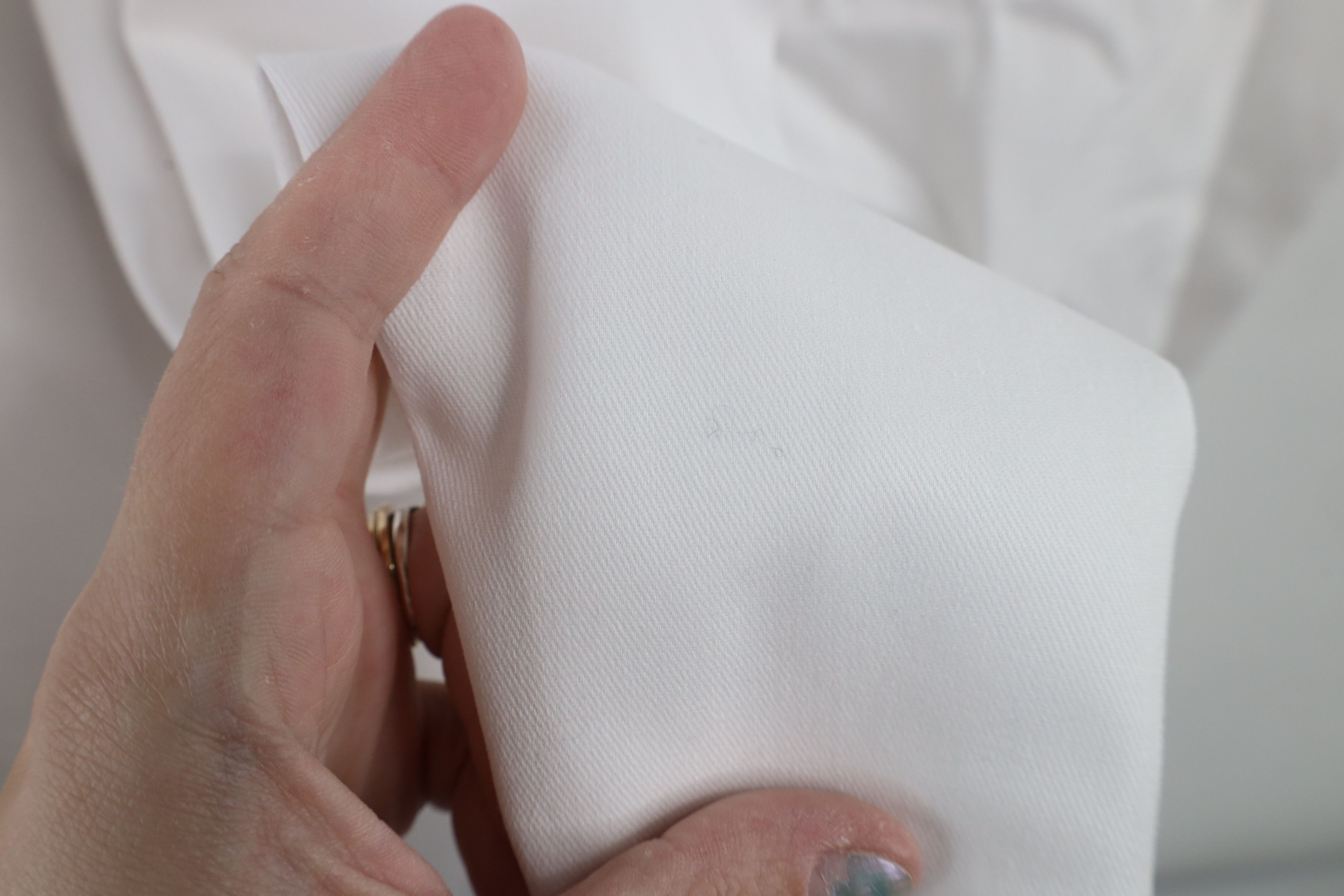Big Mac × Vintage Vintage 90s Big Mac Blank Collared Work Button Shirt White Size US L / EU 52-54 / 3 - 8 Thumbnail