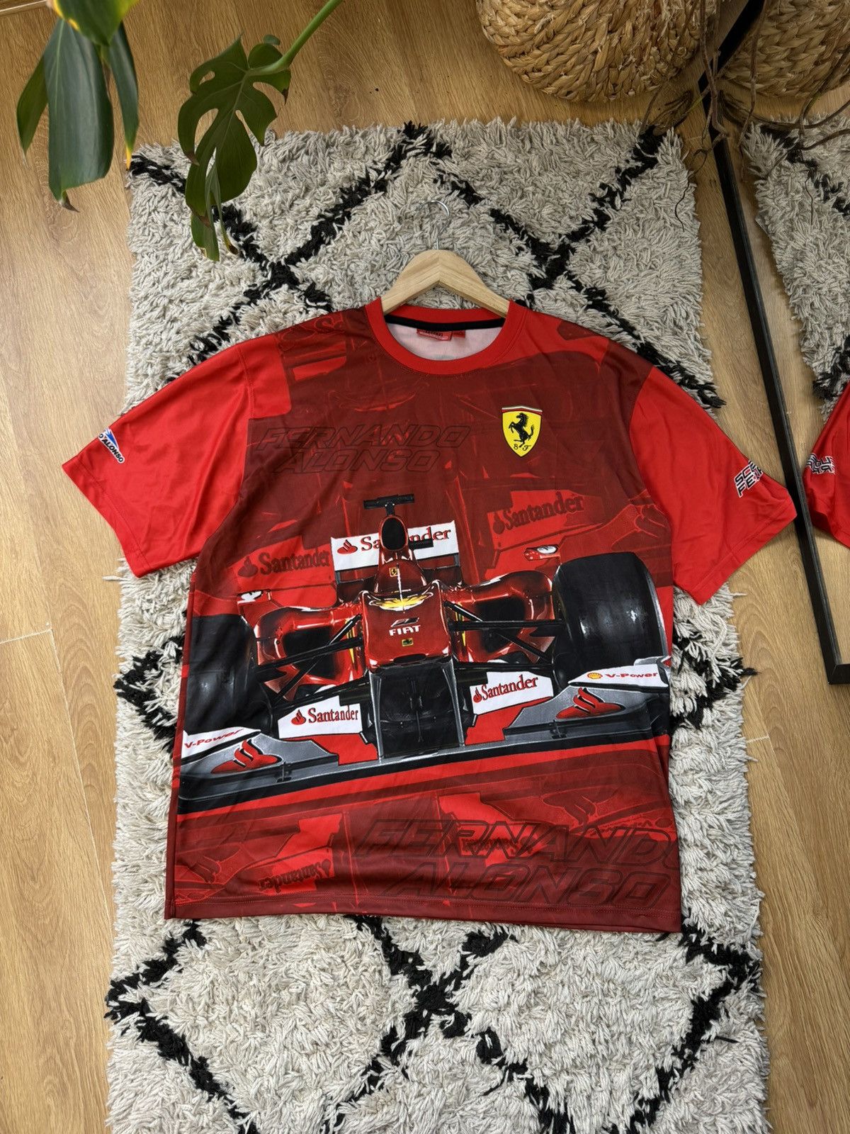 Ferrari Ferarri big logo t-shirt Size US XL / EU 56 / 4 - 1 Thumbnail