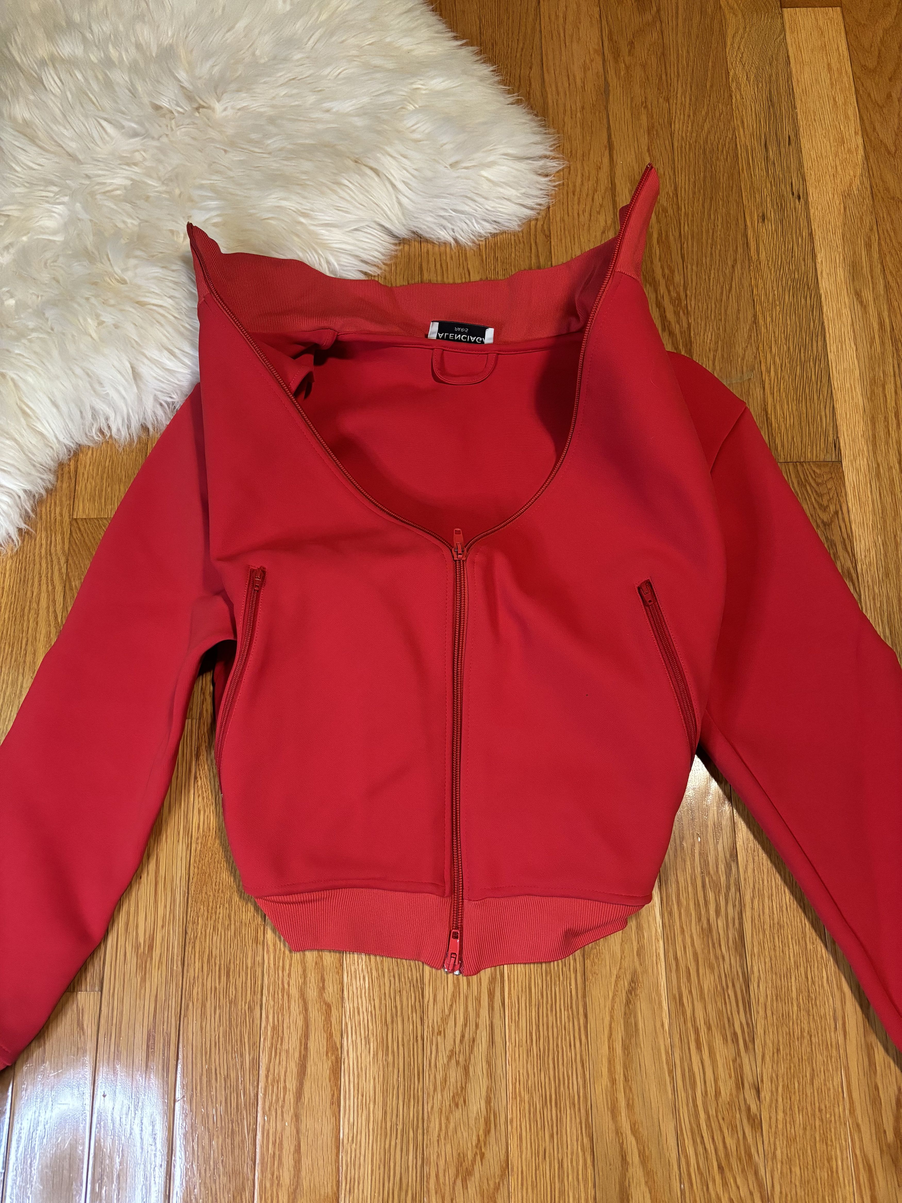 Balenciaga FW16 RED SWING JACKET Size US S / EU 44-46 / 1 - 1 Thumbnail