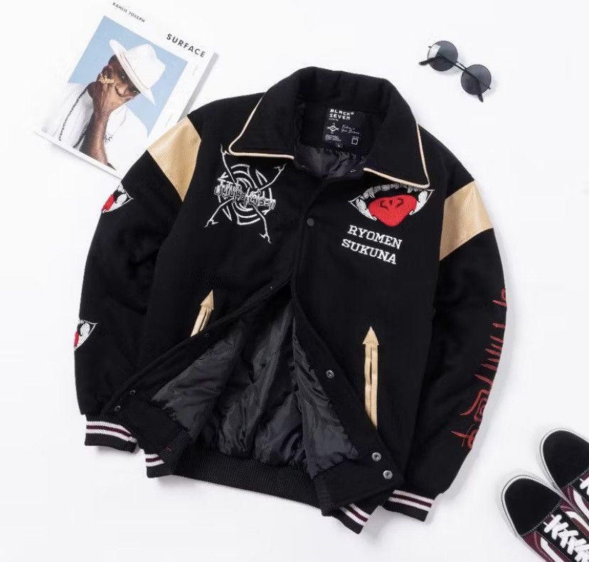 Other Varsity jacket ryomen black streetwear Size US L / EU 52-54 / 3 - 5 Thumbnail
