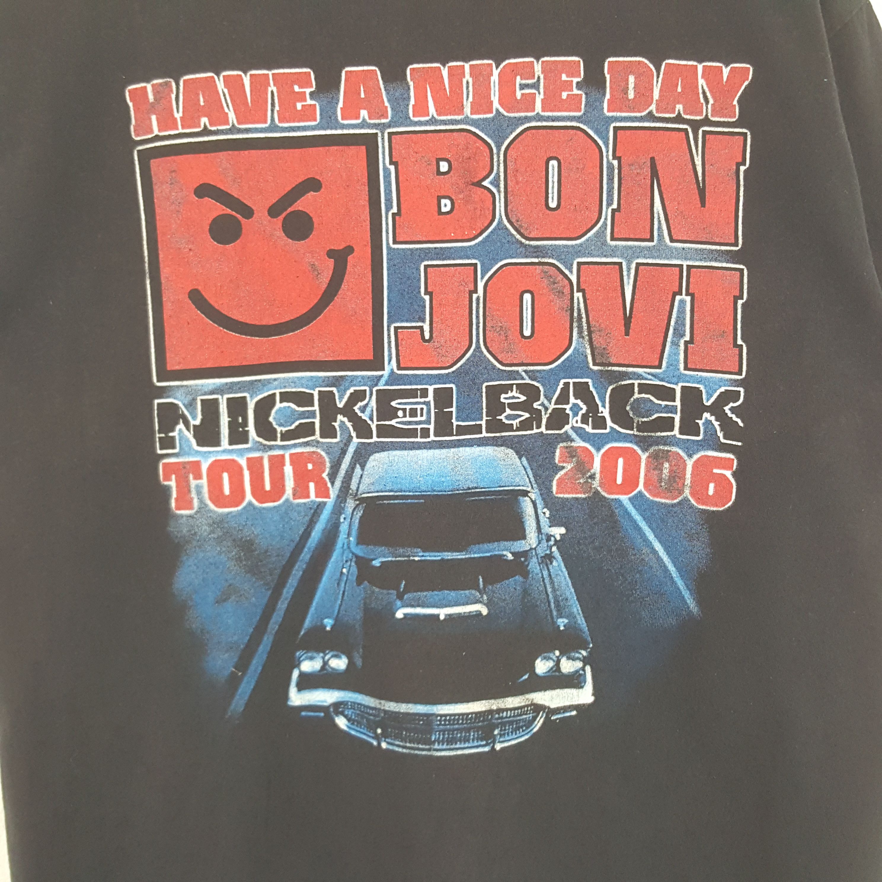 Bon Jovi × Vintage Vintage Bon Jovi Nickelback Tour 2006 Rock Tshirt Size US L / EU 52-54 / 3 - 2 Thumbnail