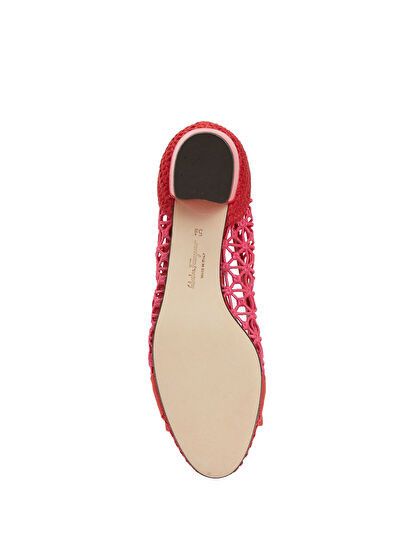 o1s1rm0924 Ballet Flats in Red/Pink
