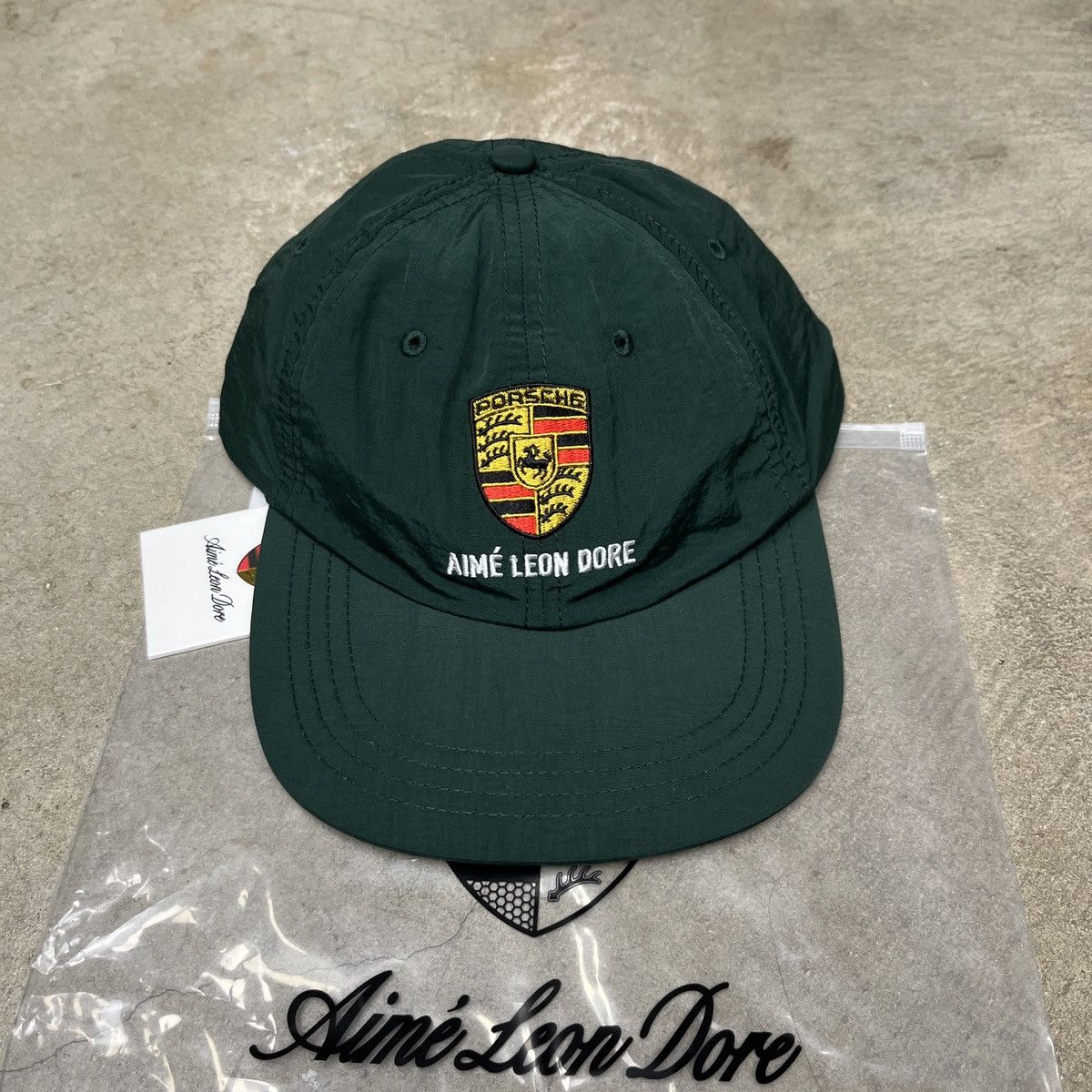 Aime Leon Dore × Porsche Design ALD / Porsche Nylon Logo Hat | Grailed