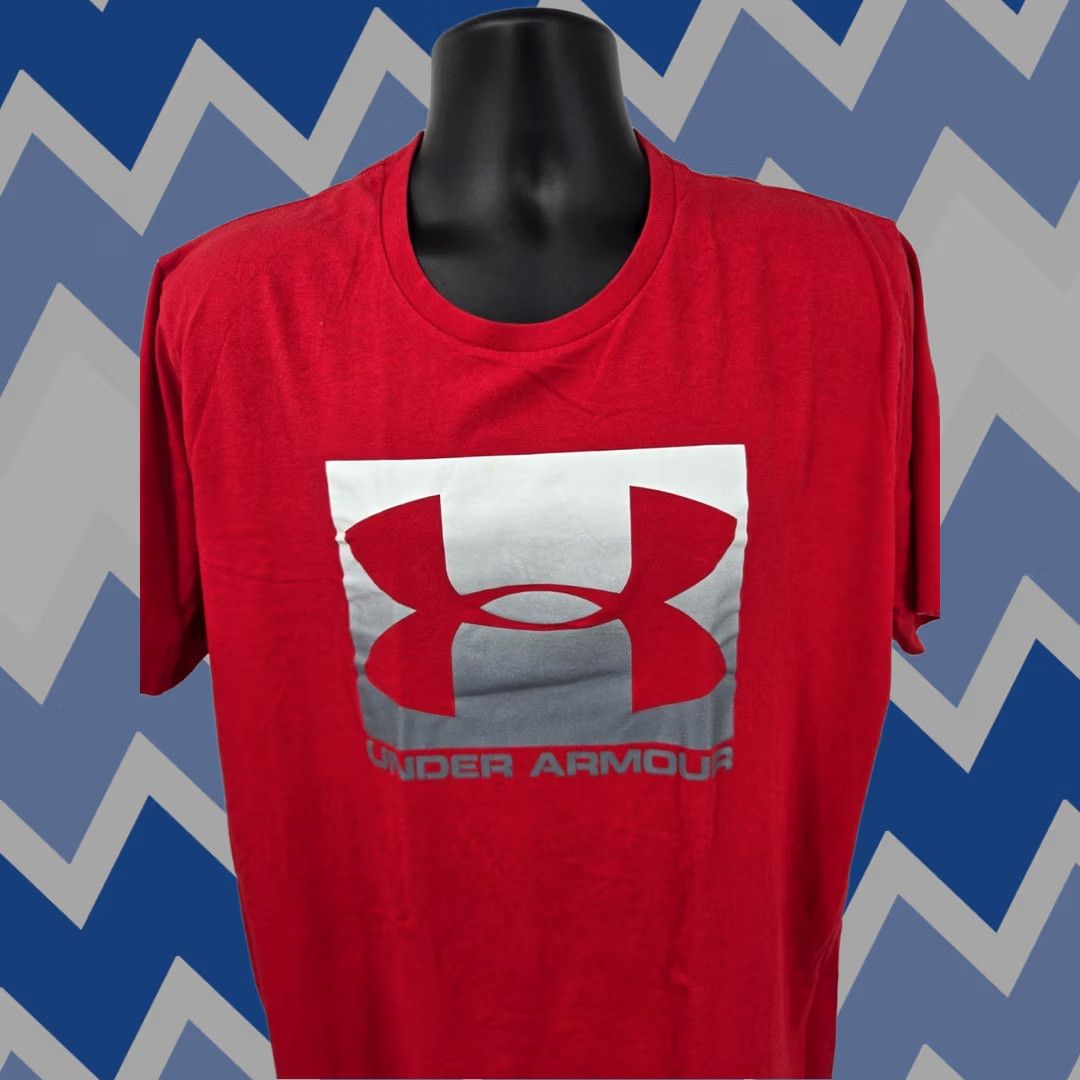 Under Armour Under Armour T-Shirt 2XL Red Logo Short Sleeve Men XXL Size US XXL / EU 58 / 5 - 1 Thumbnail