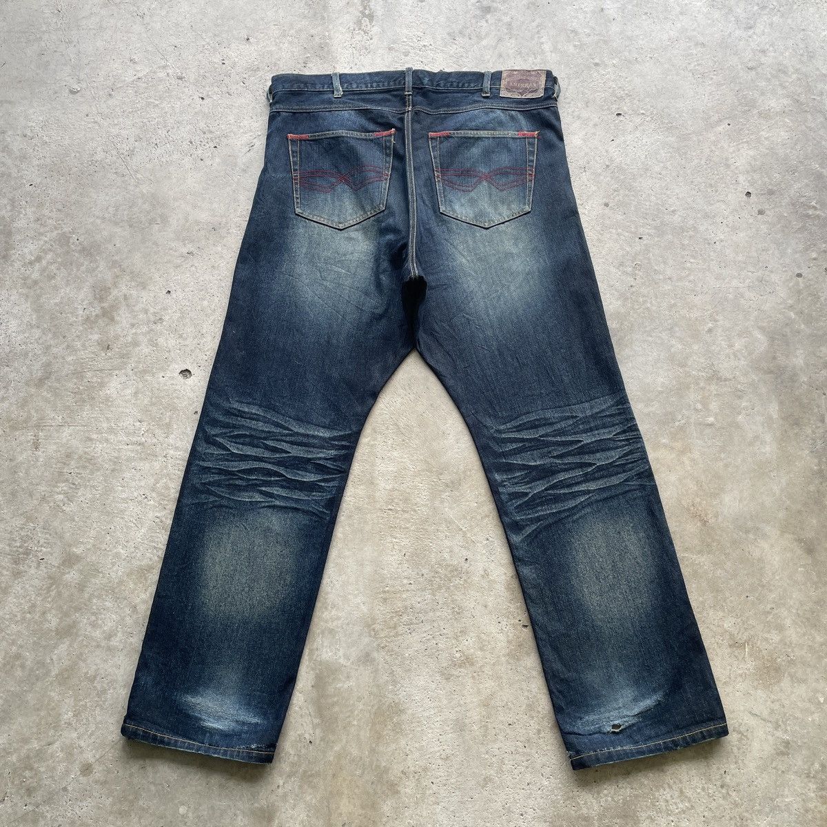 Vintage W42 Vintage Amore Puro American Rusty Distressed Jeans Pants Size US 42 / EU 58 - 11 Thumbnail