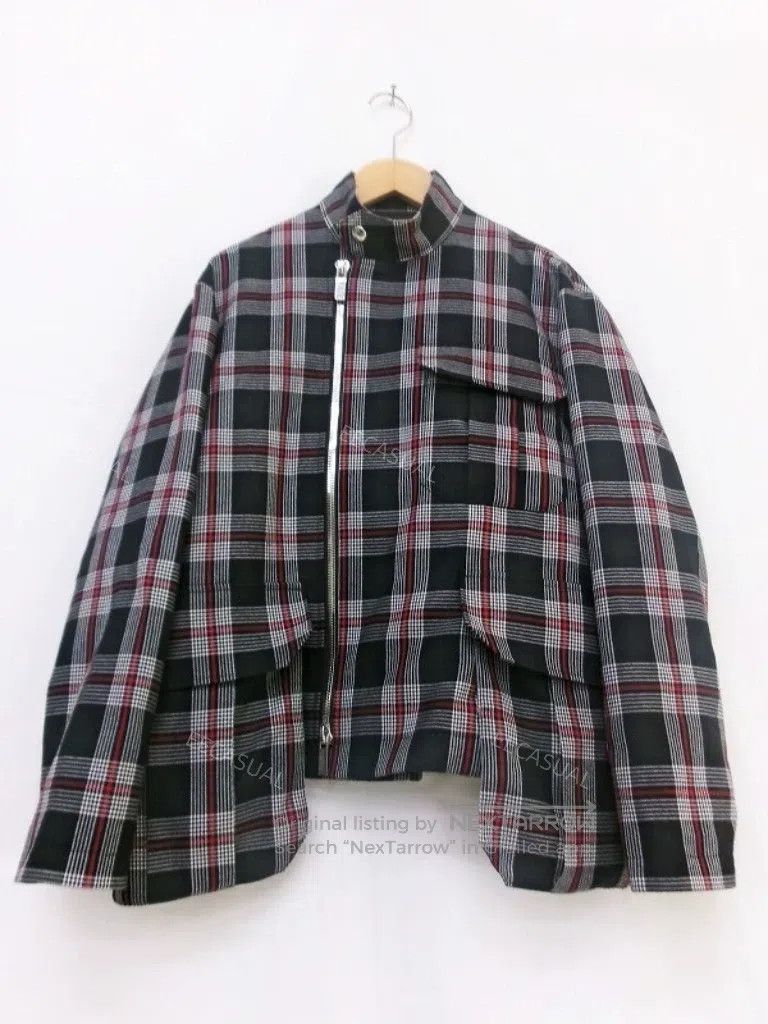Comme des Garcons Comme Des Garcons size XS Black plaid wool straight-leg pa Size 23" - 8 Thumbnail