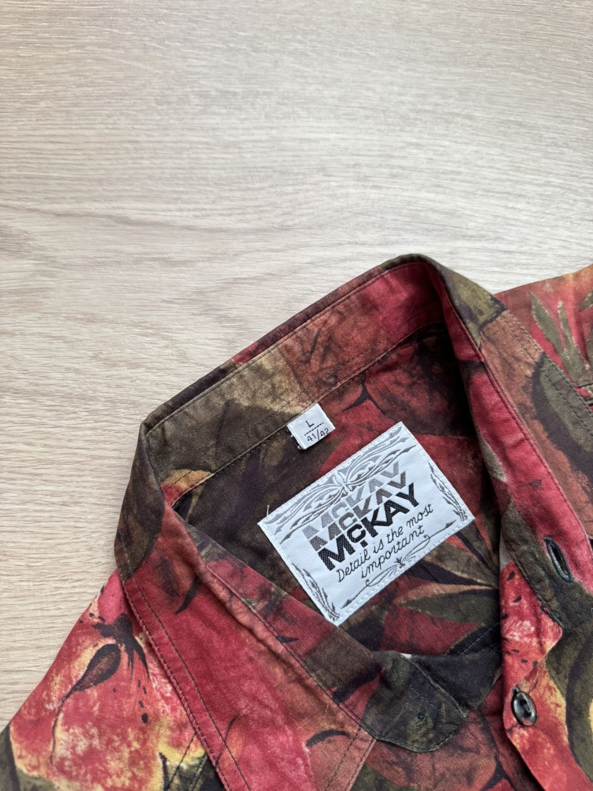 Vintage Vintage 90’s Mckay Hawaiian Shirt Size US L / EU 52-54 / 3 - 5 Thumbnail