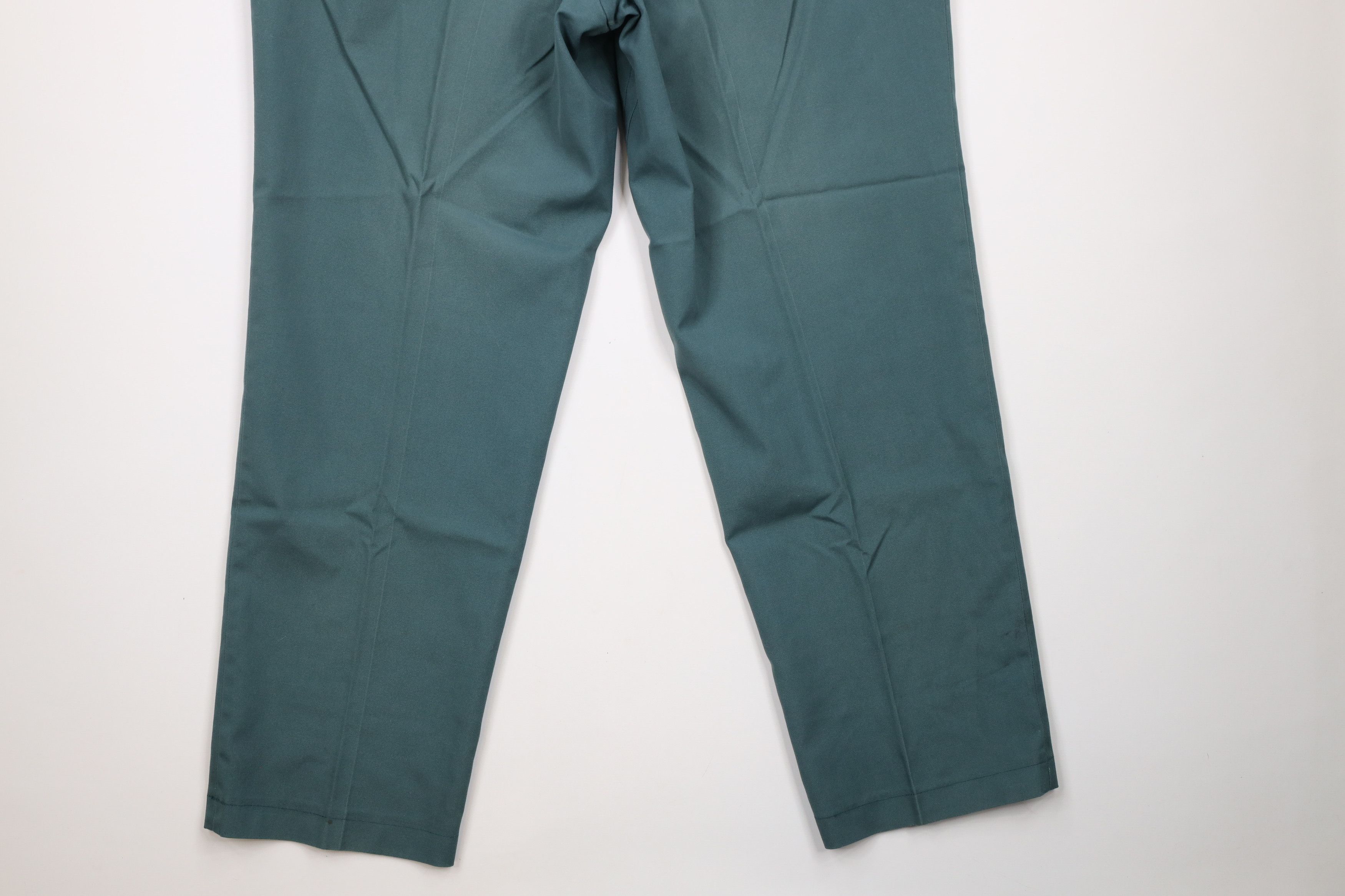 Vintage 70s Big Mac Mechanic Work Wide Leg Pants Green USA