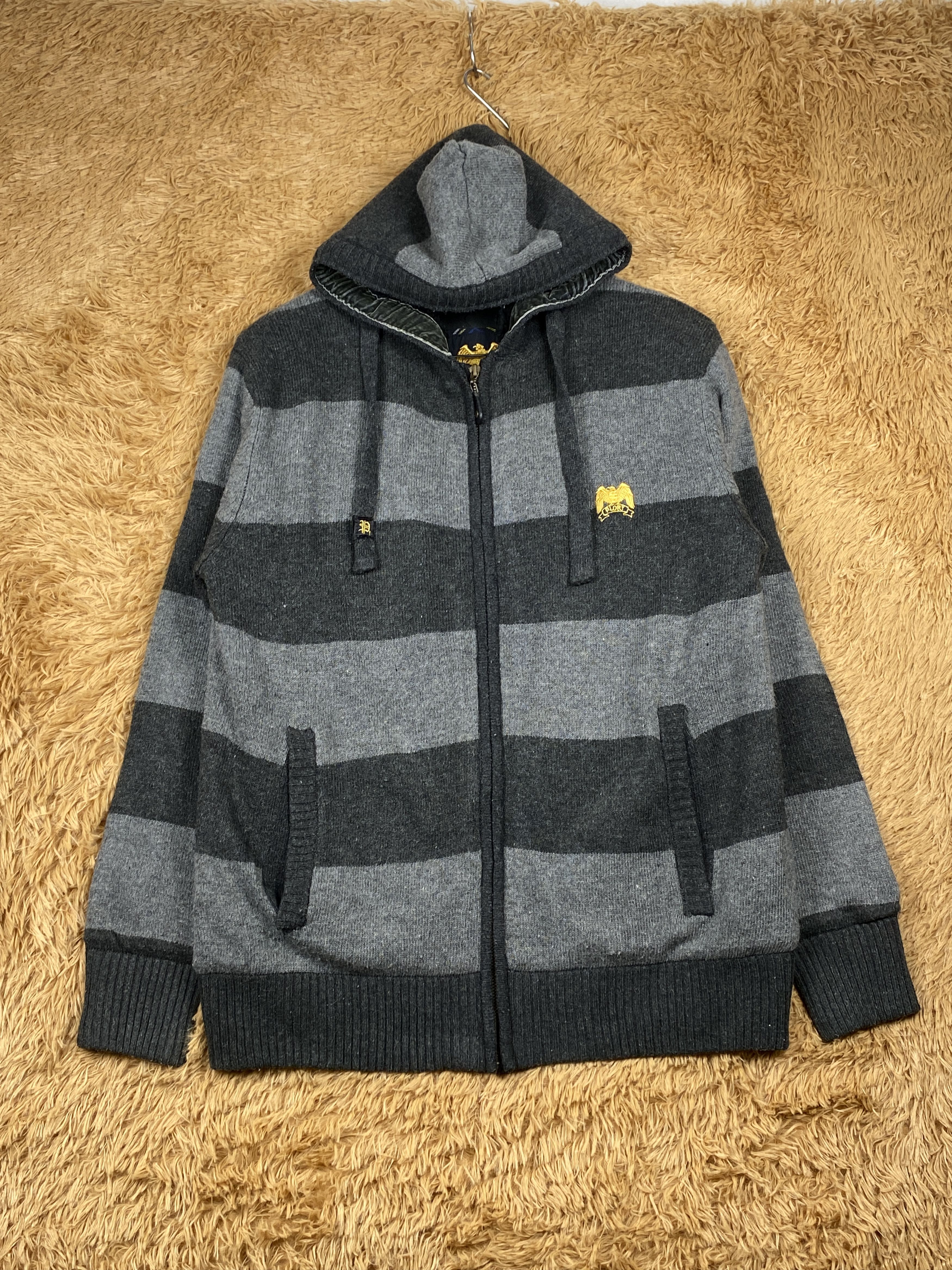 Japanese Brand Vintage G.R 1820 Hoodie Sherpa Lining Jacket Size US S / EU 44-46 / 1 - 1 Thumbnail