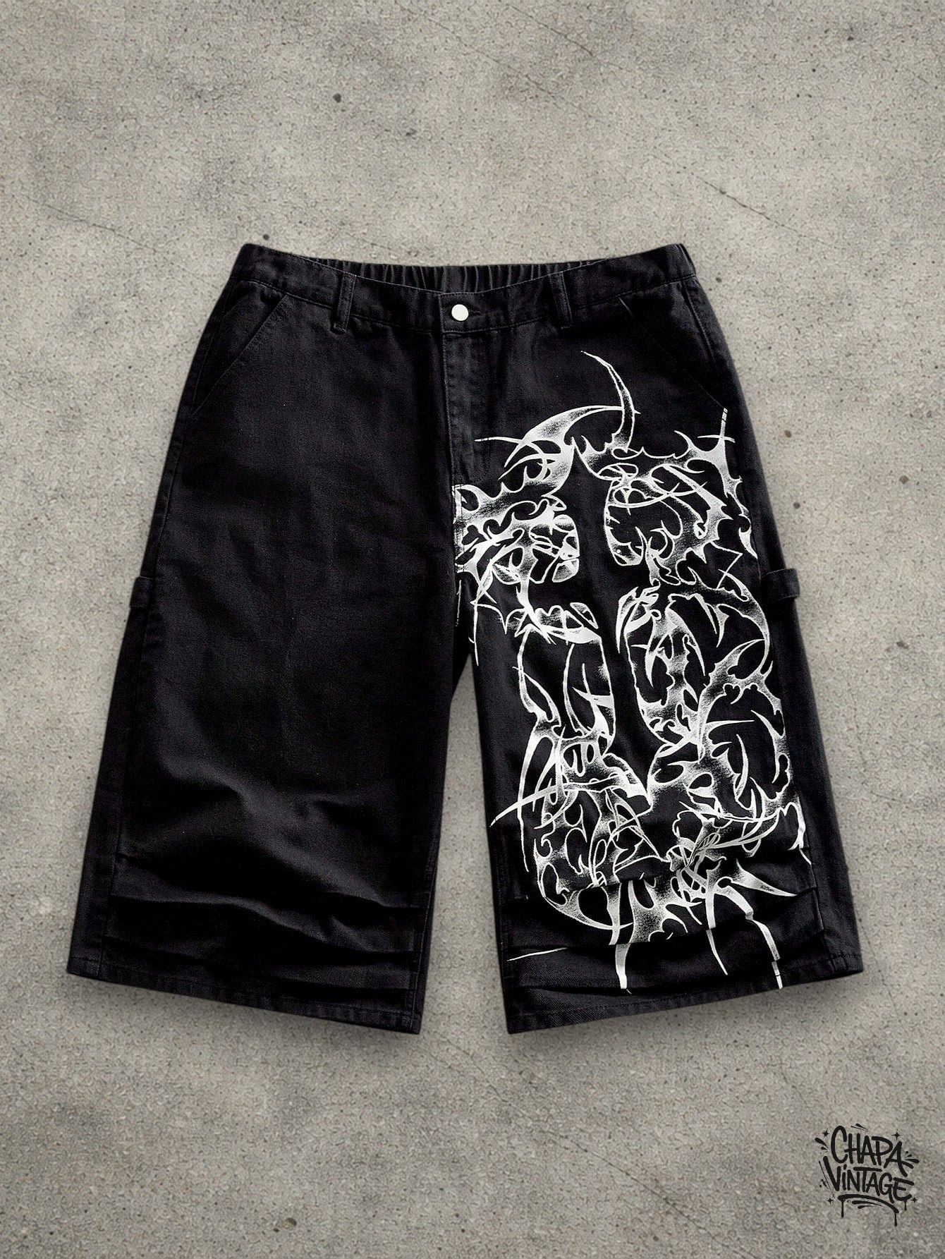Japanese Brand Opium black shorts Size US 32 / EU 48 - 1 Thumbnail