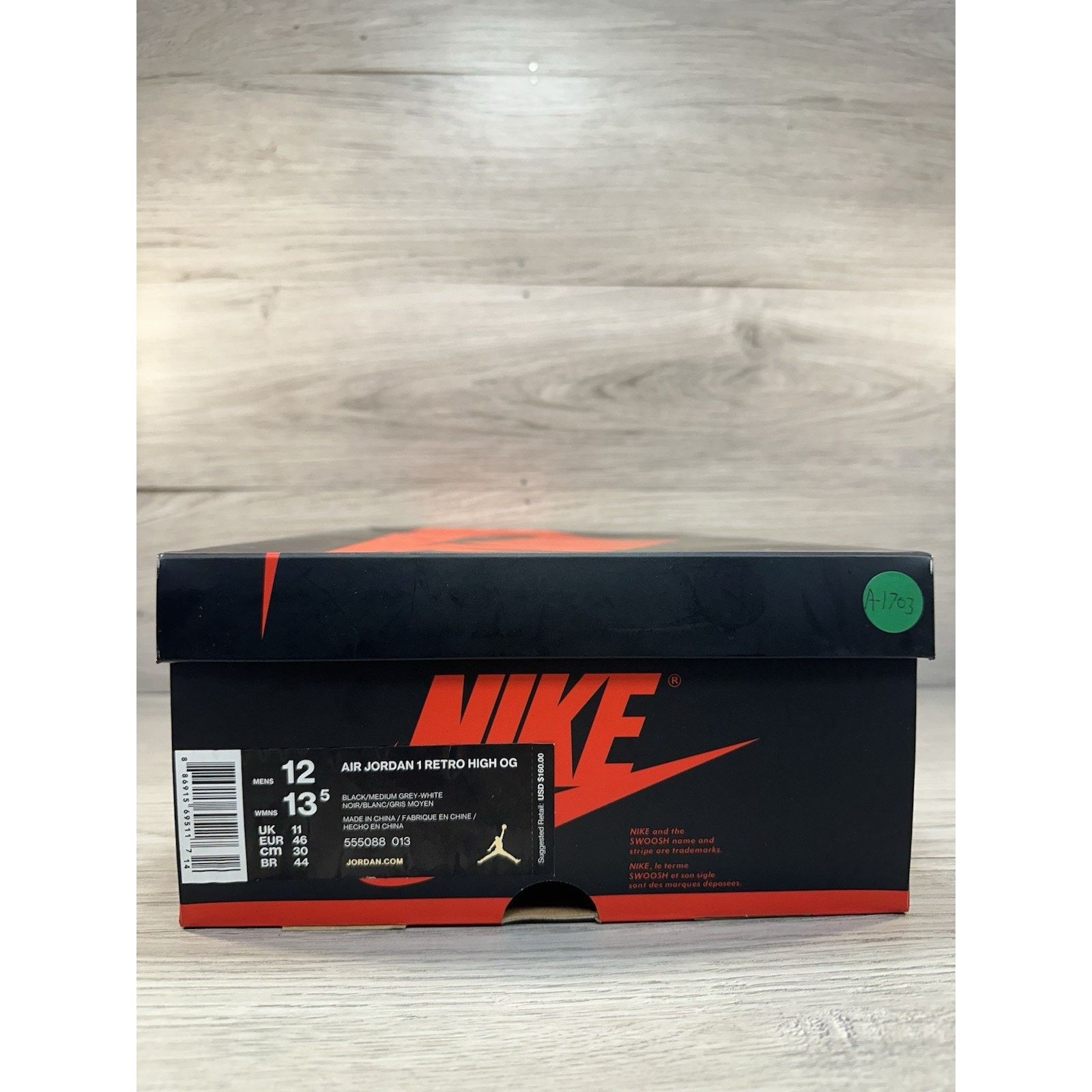 Jordan Brand Jordan 1 Retro OG High Shadow 2018 - Size 12 Size US 12 / EU 45 - 8 Thumbnail