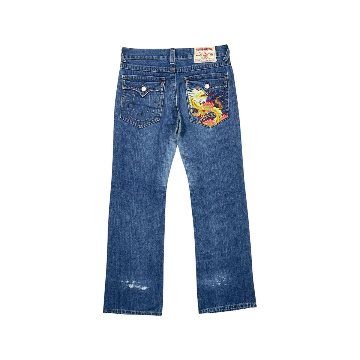 True Religion True Religion Billy Dragon Embroidery Denim Jeans 