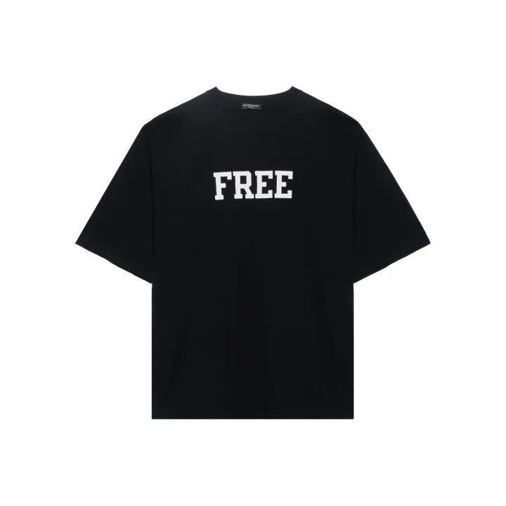 Balenciaga Balenciaga Balenciaga Free Print Classic Short Sleeve Tee Size US XS / EU 42 / 0 - 1 Thumbnail