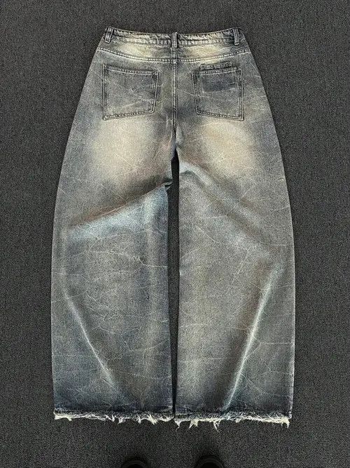 Jean Retro Distressed ripped baggy Jeans Size US 32 / EU 48 - 2 Thumbnail