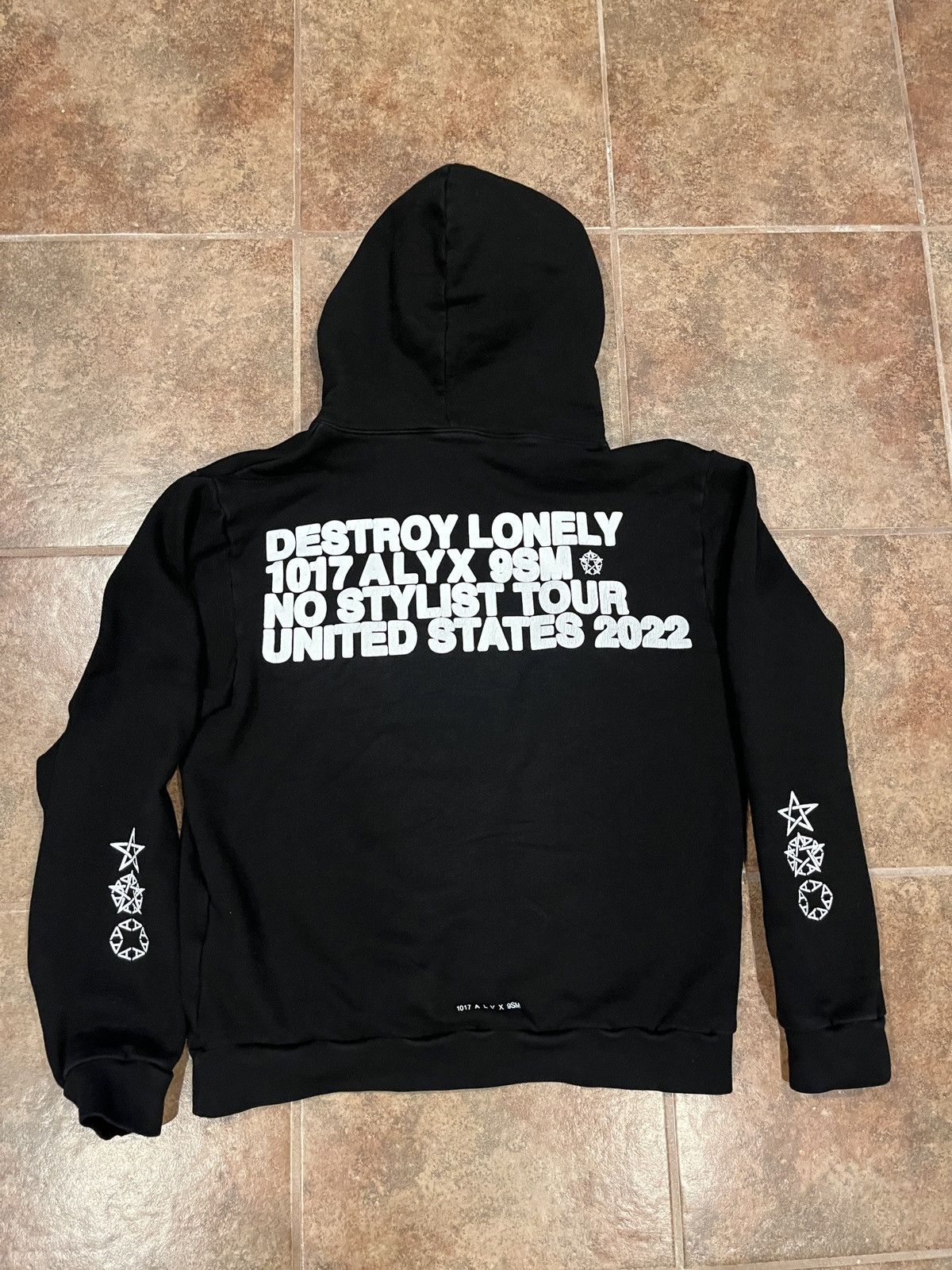 1017 ALYX 9SM Destroy Lonely Alyx Tour Hoodie | Grailed