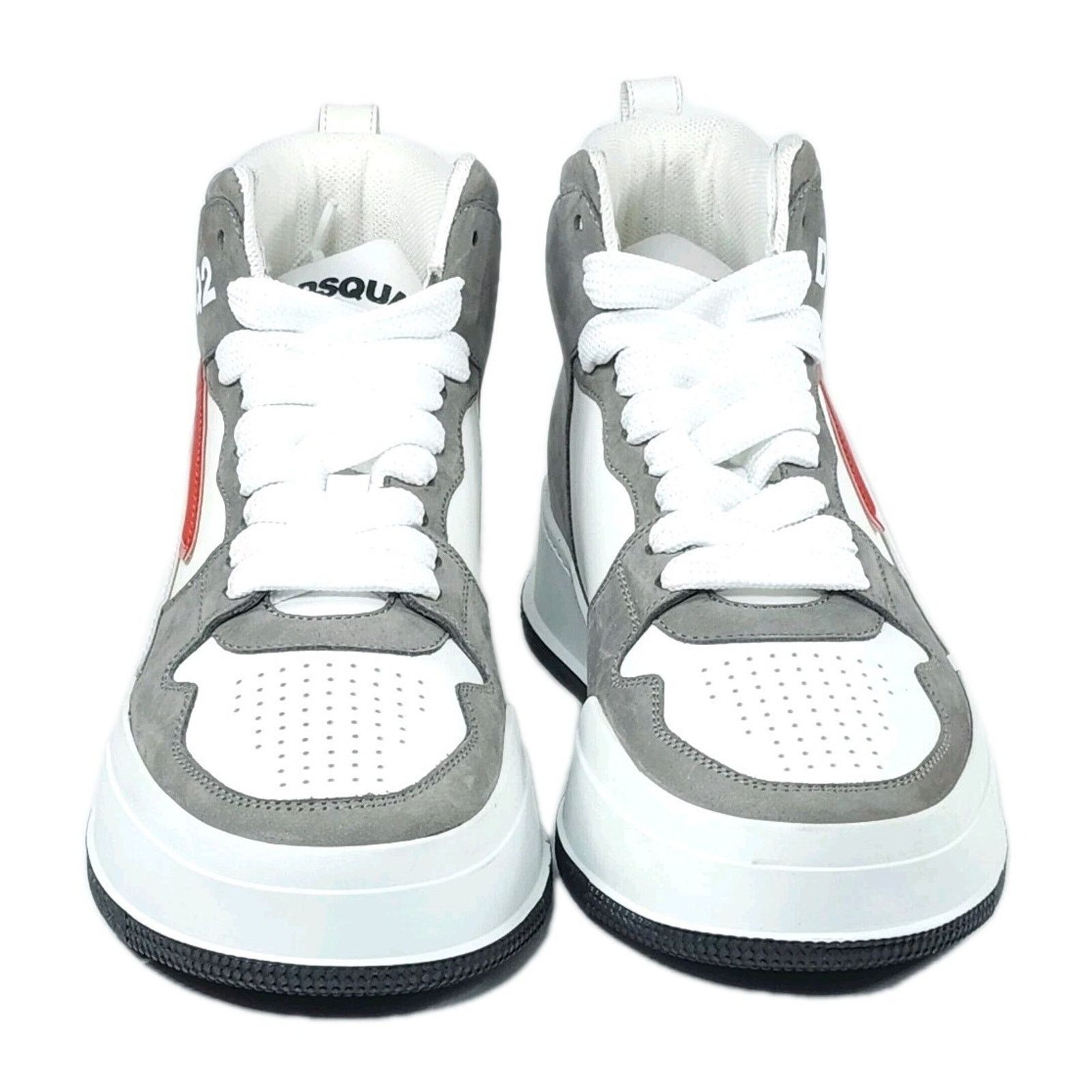 Dsquared2 DSQUARED2 Leather High Top Sneakers US7.5 EU40 Made in Italy Size US 7.5 / EU 40-41 - 4 Thumbnail