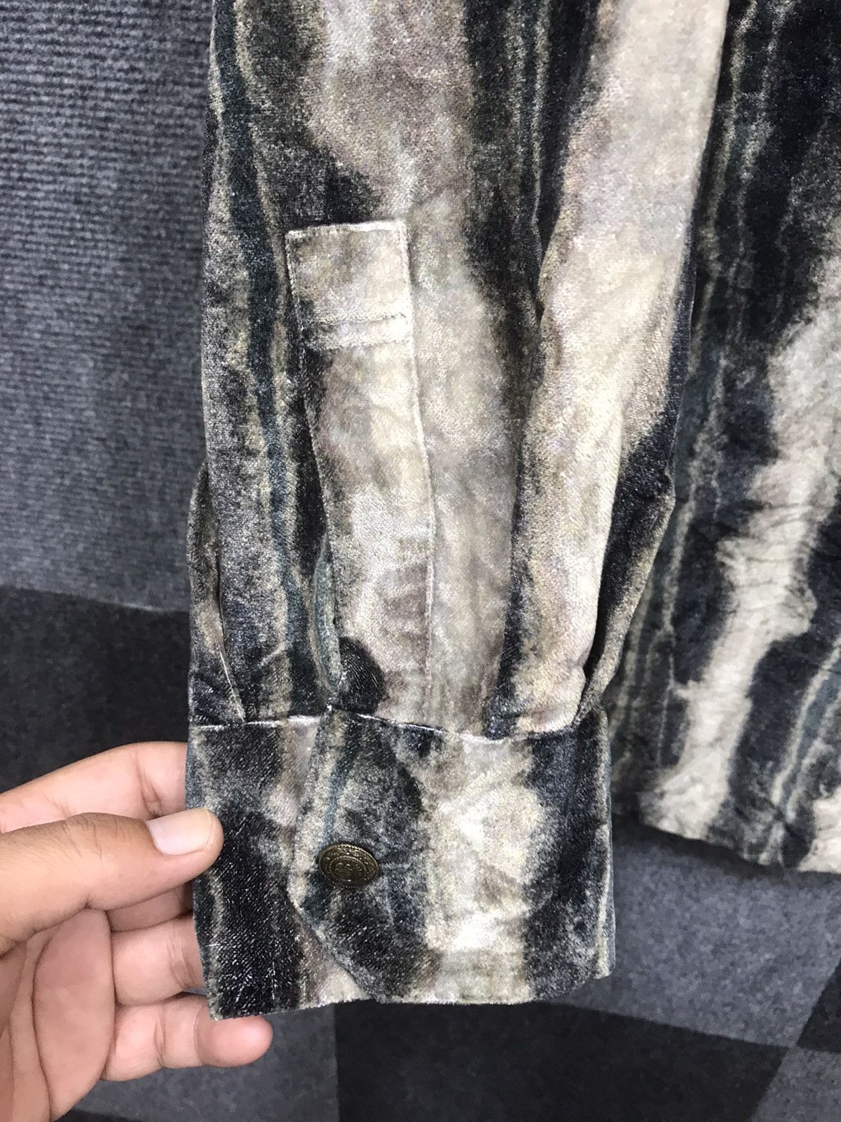 Vintage × Yoshiyuki Konishi Archival YOSHIYUKI KONISHI Ficce Uomo Stripe Jacquard Shirt Size US M / EU 48-50 / 2 - 10 Thumbnail
