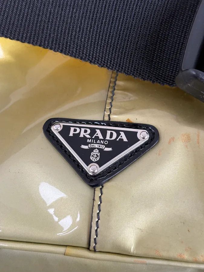 Prada Prada Gold Leather Ombre Travel Bag Size ONE SIZE - 11 Thumbnail
