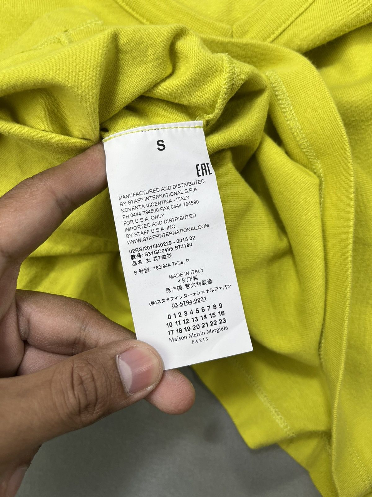 Maison Margiela Maison Margiela Line 1 FW2015 Layered Seam V-Neck T-Shirt a Size S / US 4 / IT 40 - 10 Thumbnail