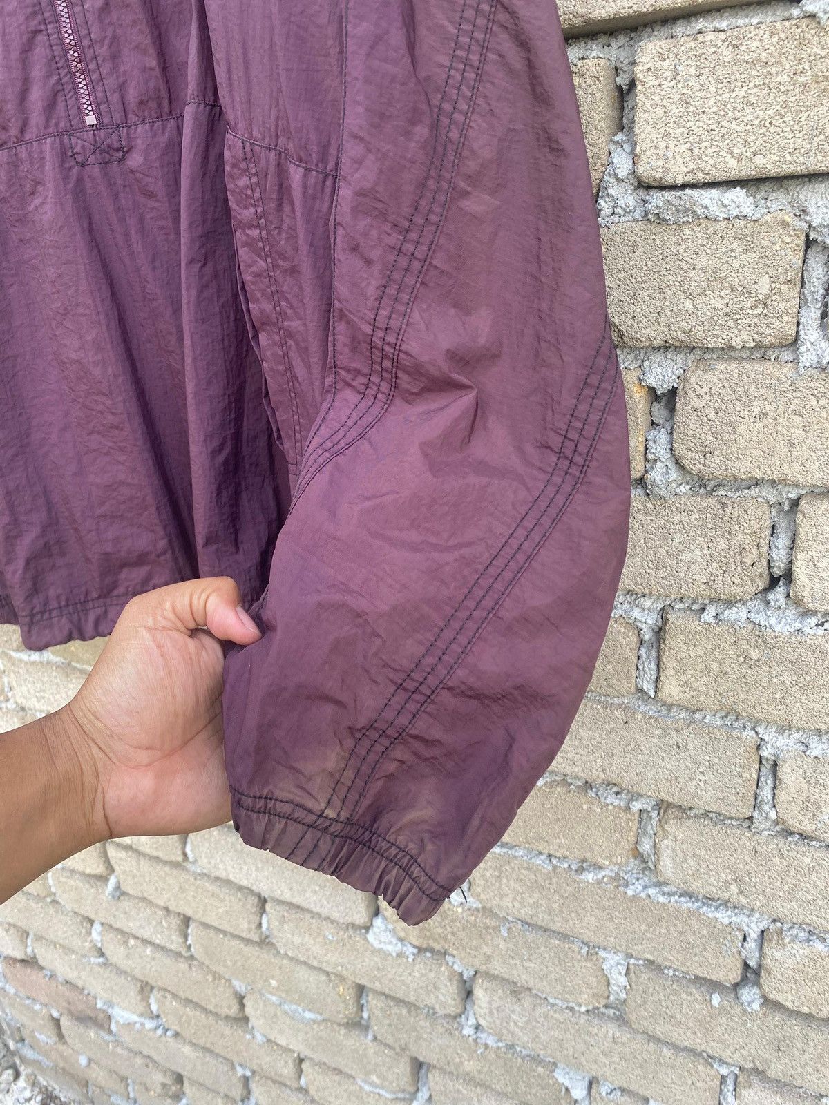 Nike Vintage 90s Nike Swoosh Windbreaker Half Zipper Size US L / EU 52-54 / 3 - 7 Thumbnail