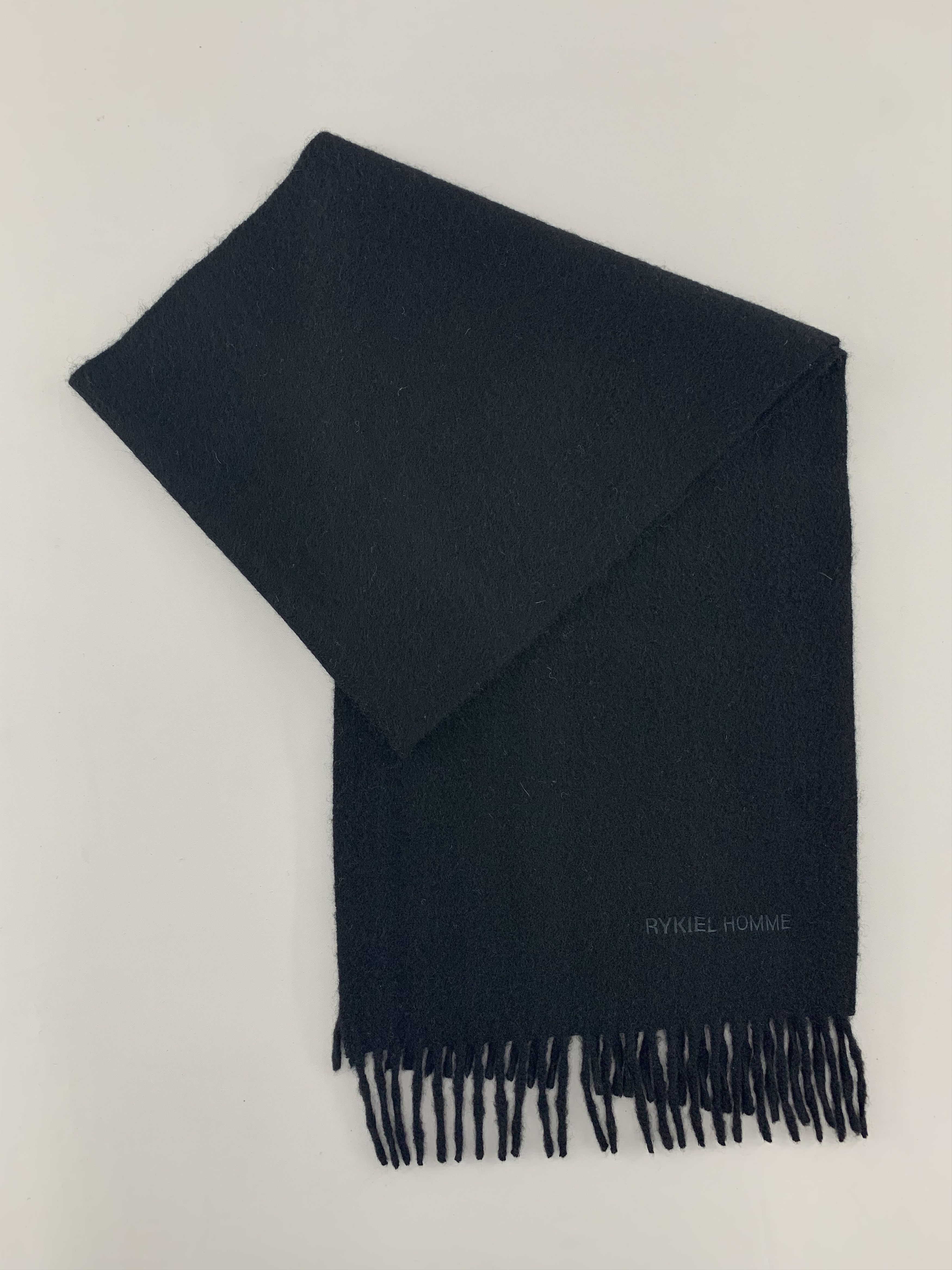 Sonia Rykiel Rykiel Homme Scarf Wool Muffler Neck Wrap BL4269 Size ONE SIZE - 2 Thumbnail